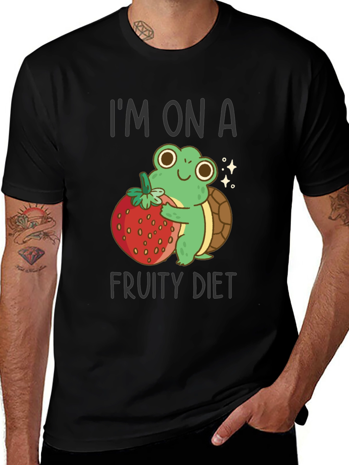Variant 11 of Fruity Diet Turtle T-Shirt