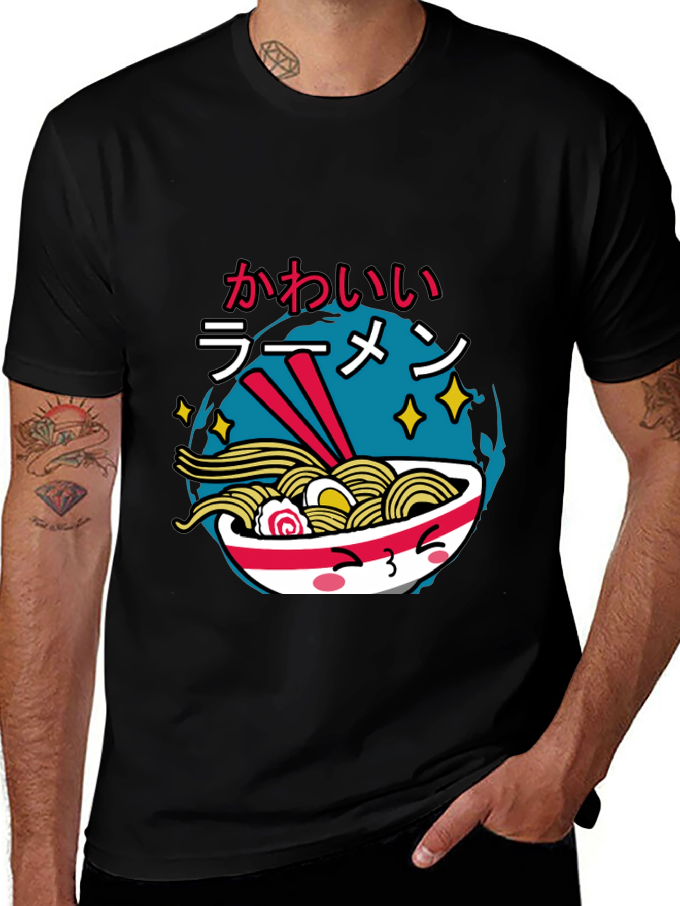 Variant 11 of Kawaii Ramen T-Shirt - Cute Japanese Noodle Bowl Tee