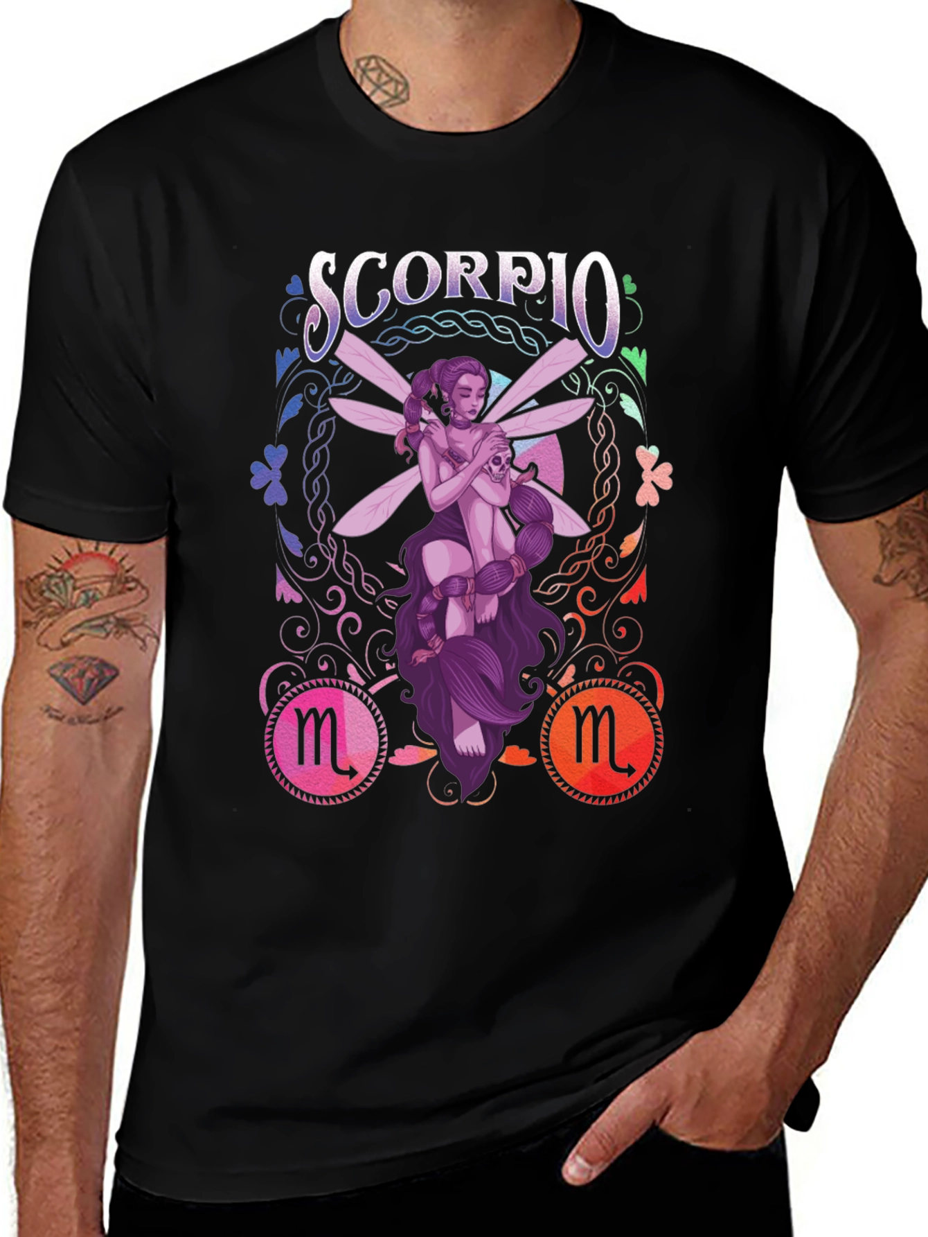 Scorpio Zodiac Graphic Tee - Unique Astrology Design