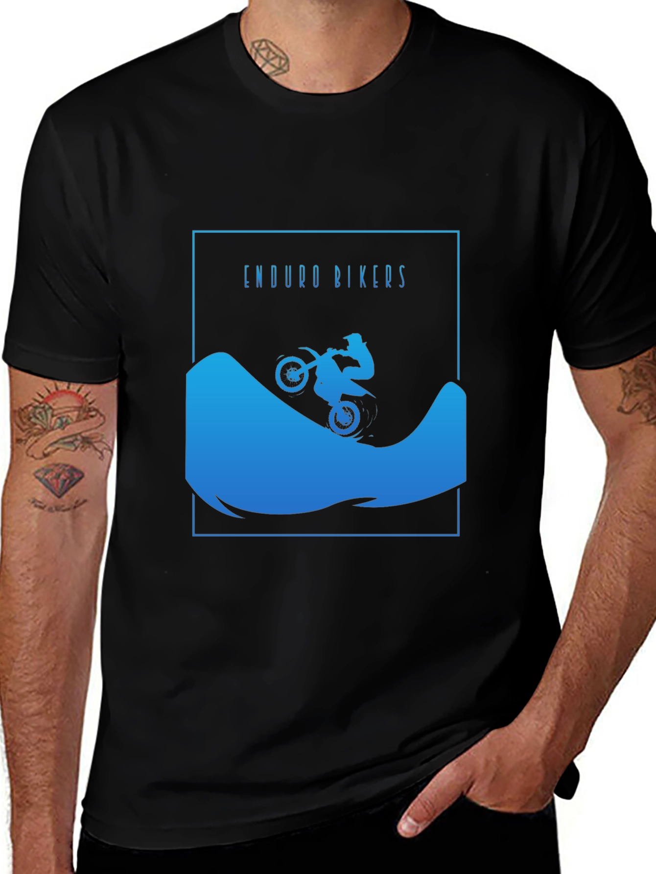 Variant 30 of Enduro Bikers Graphic T-Shirt