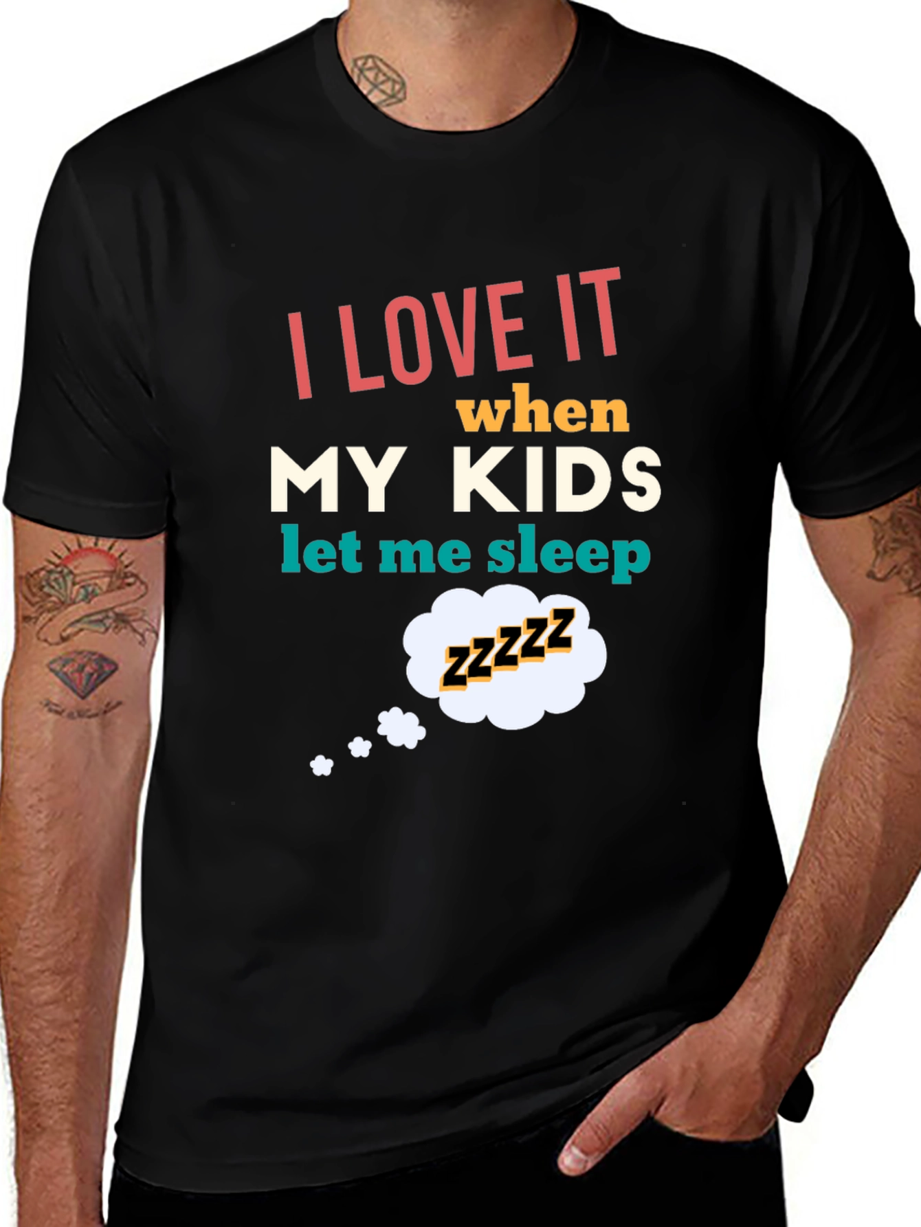 Variant 6 of I Love It When My Kids Let Me Sleep T-Shirt