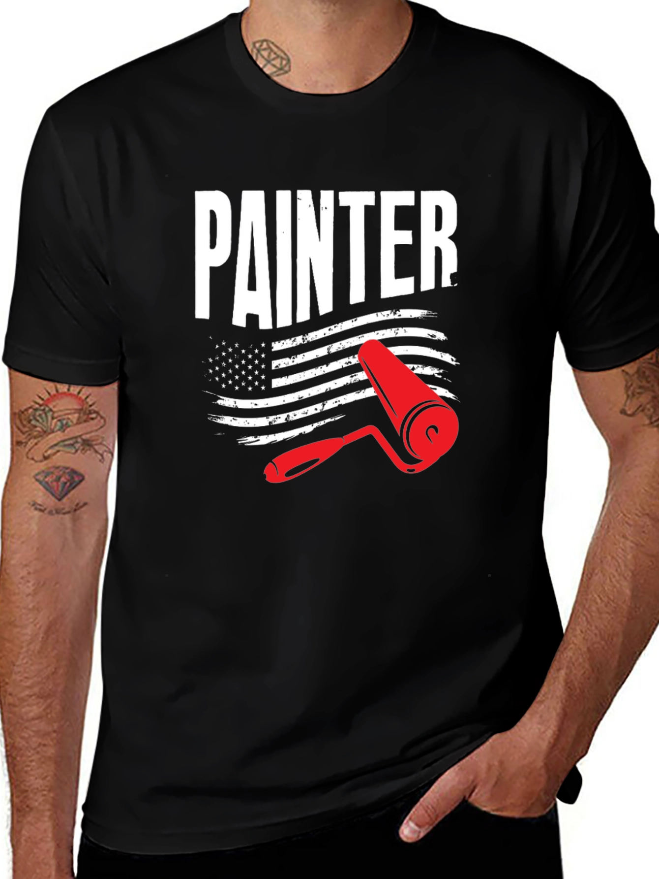 Variant 9 of Painter Patriotic T-Shirt