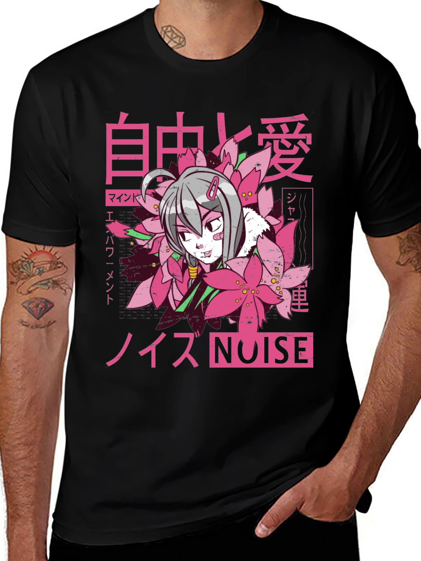 Variant 6 of Anime Graphic Tee - Noise