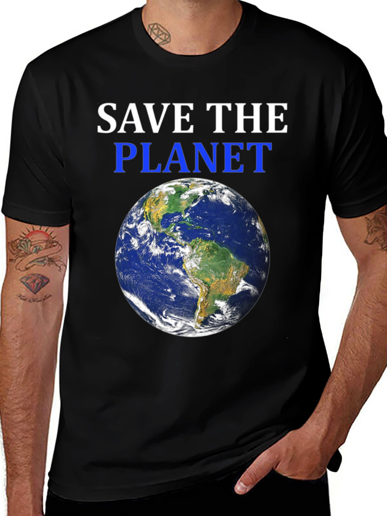 Save The Planet Earth Graphic T-Shirt