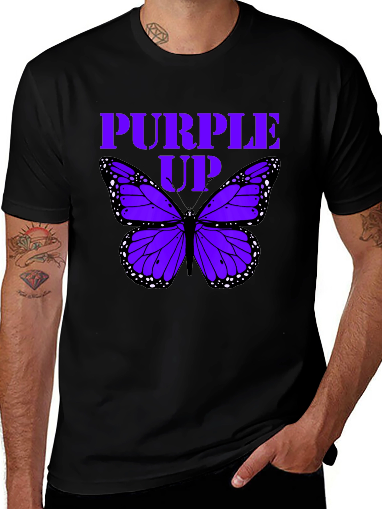 Variant 8 of Purple Up Butterfly T-Shirt