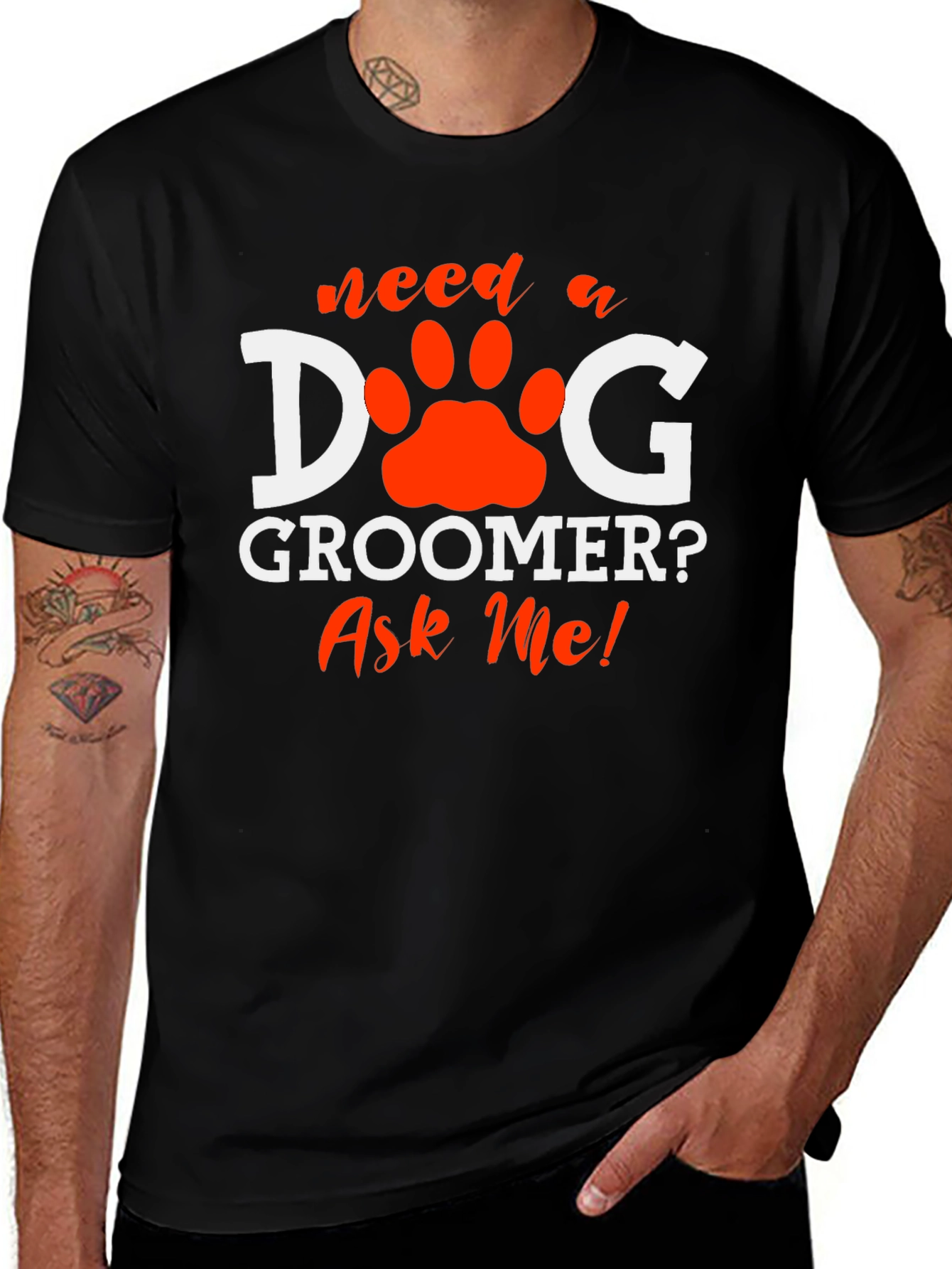 Dog Groomer T-Shirt - Ask Me! Pet Care Apparel