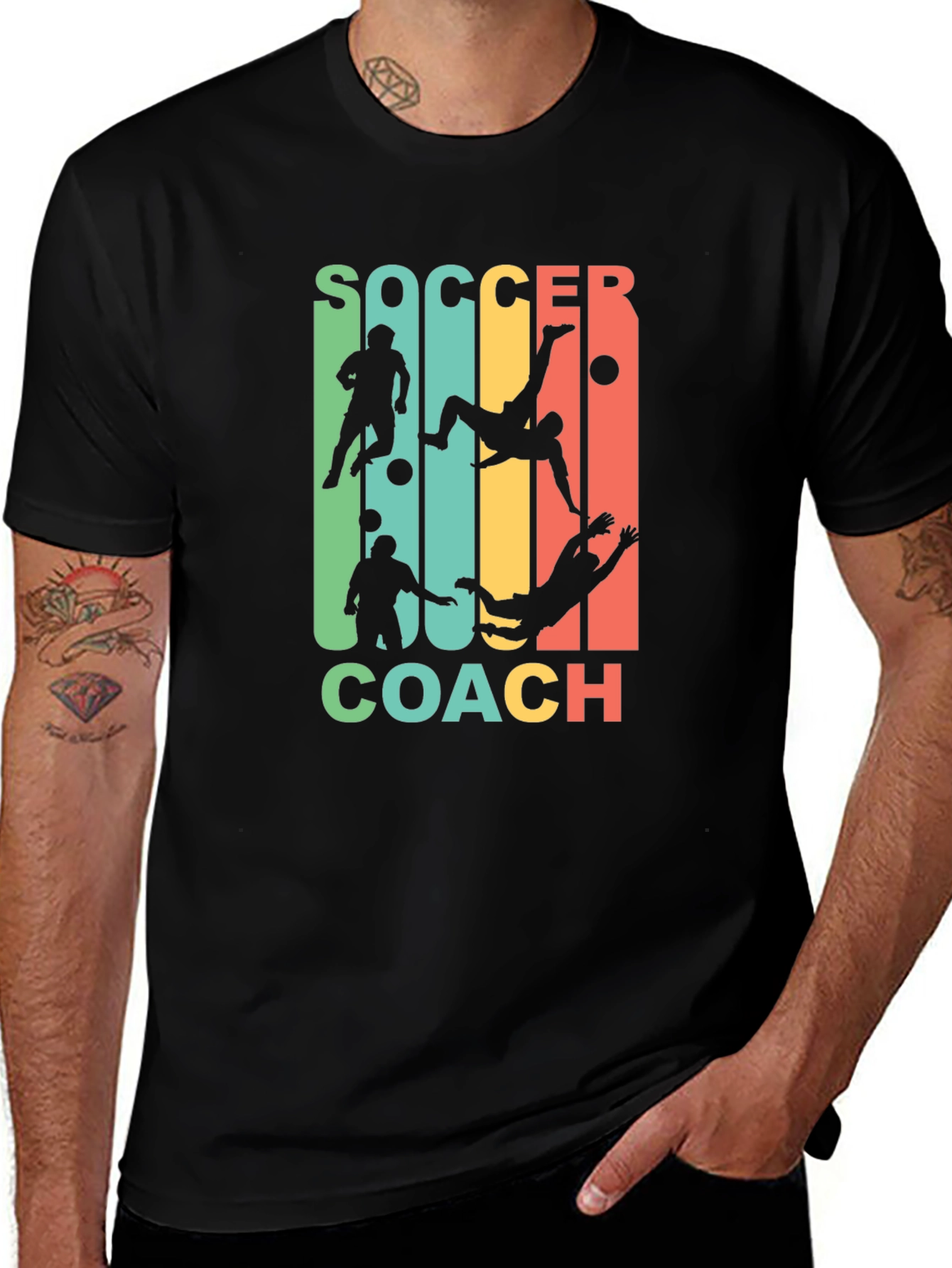 Variant 14 of Soccer Coach Graphic T-Shirt