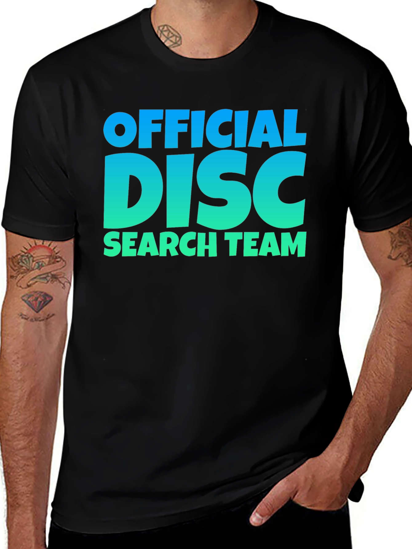 Variant 26 of Official Disc Search Team T-Shirt - Black