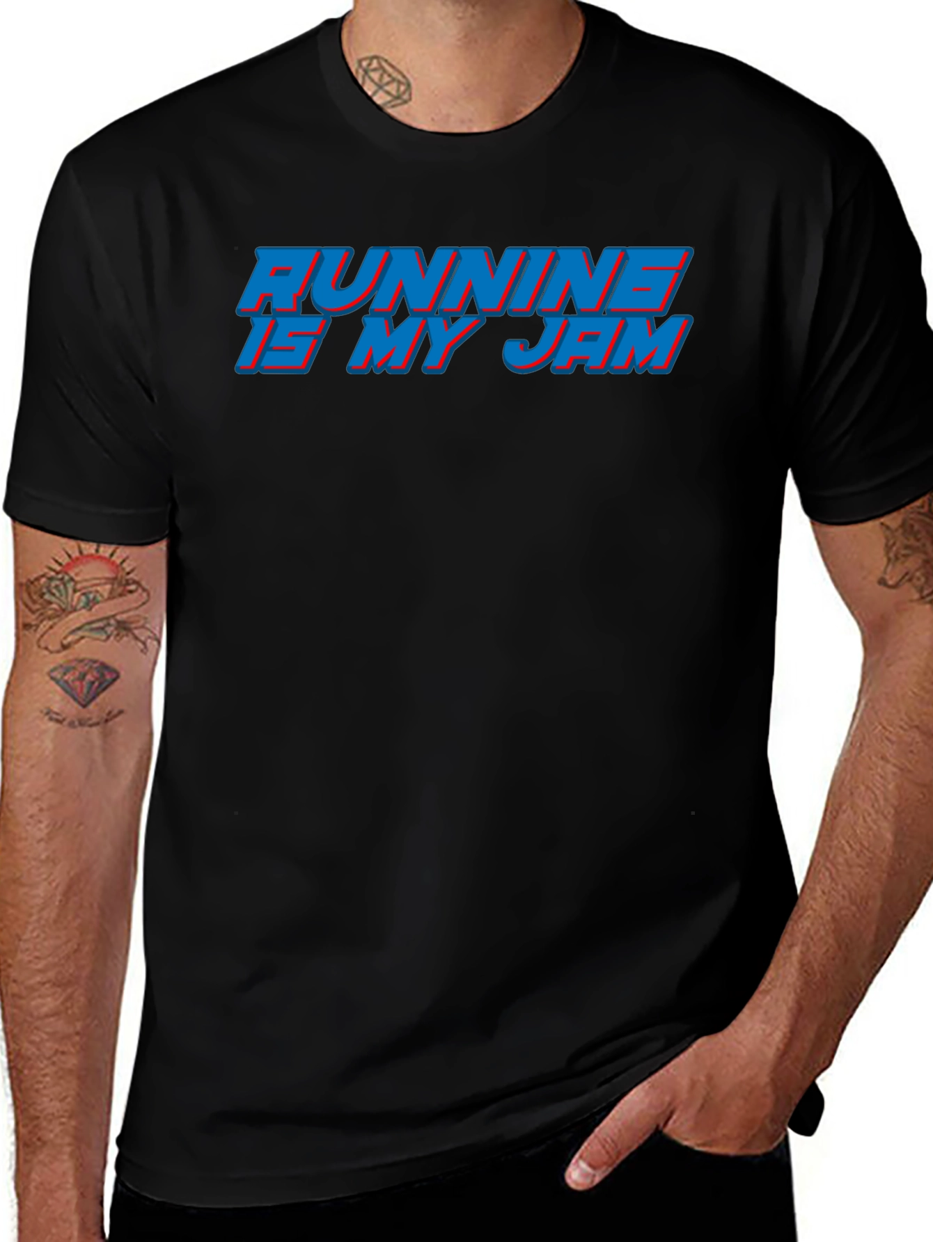 Variant 30 of Running Is My Jam Graphic Tee