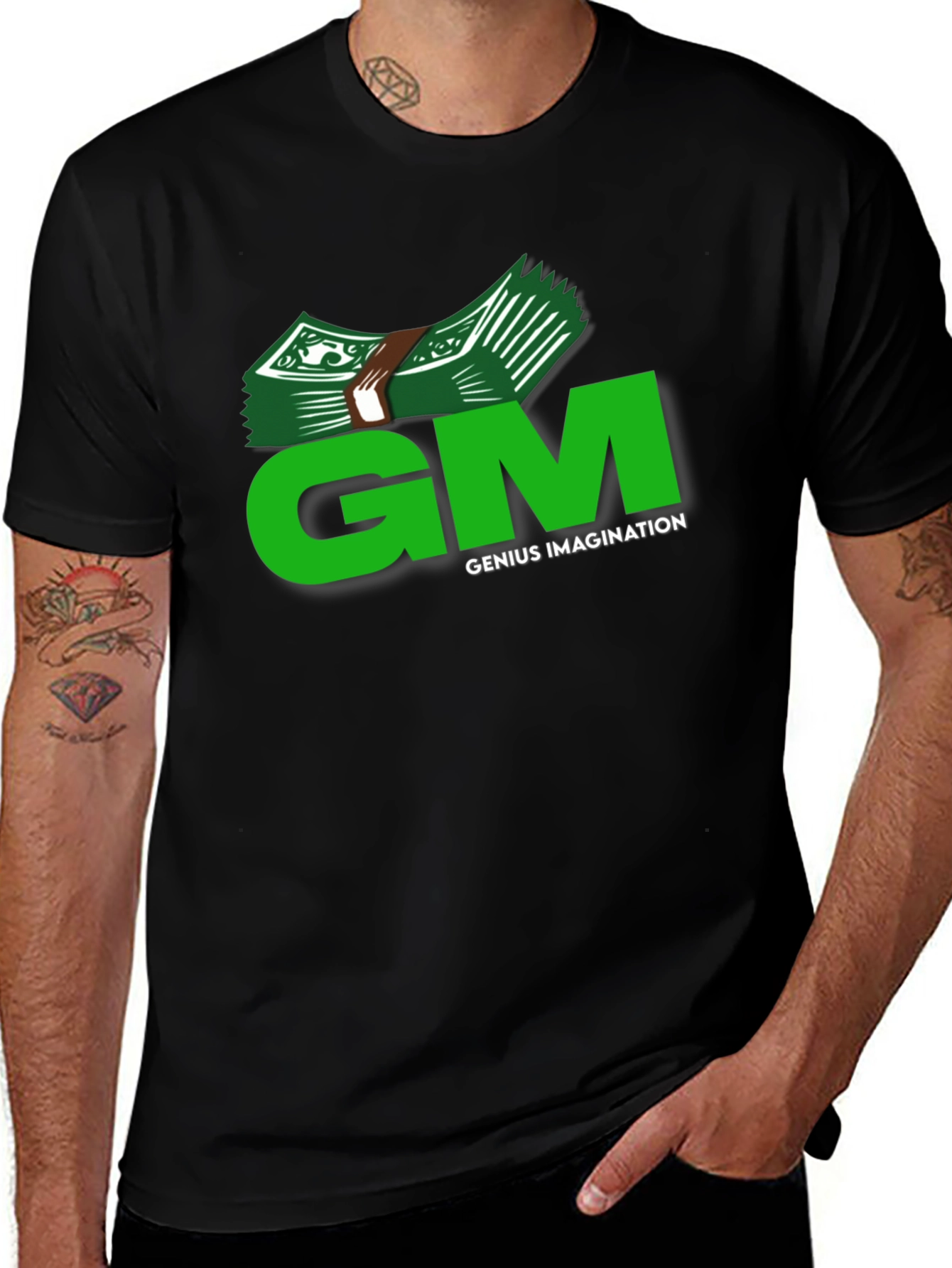 Variant 27 of GM Genius Imagination Graphic Tee