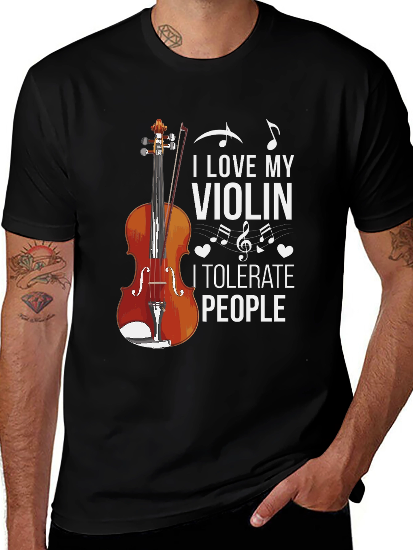 Variant 26 of I Love My Violin T-Shirt