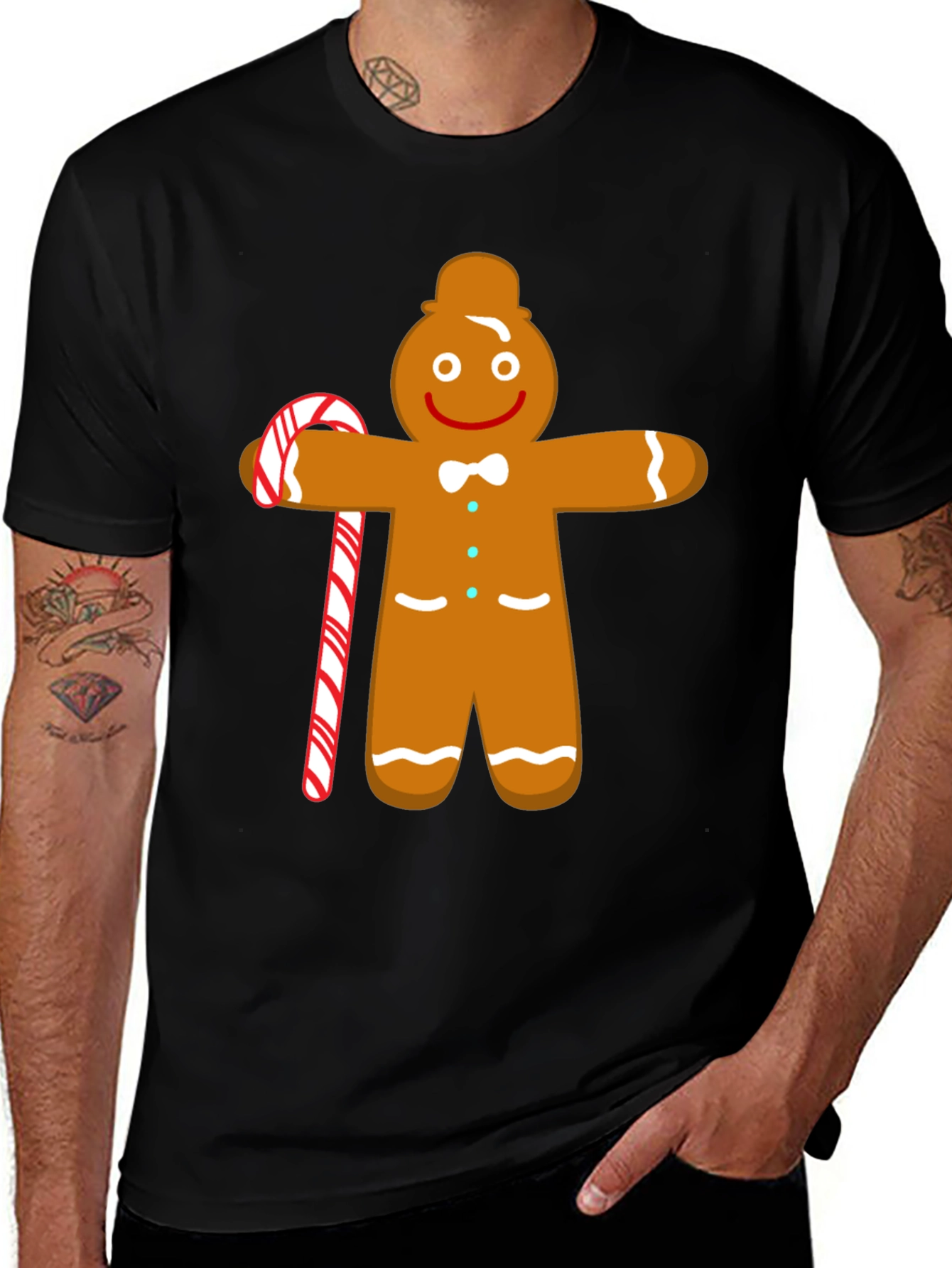 Gingerbread Man Christmas Holiday T-Shirt