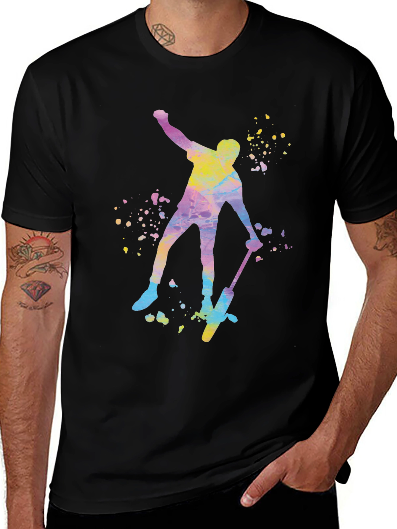 Variant 11 of Watercolor Fencing T-Shirt
