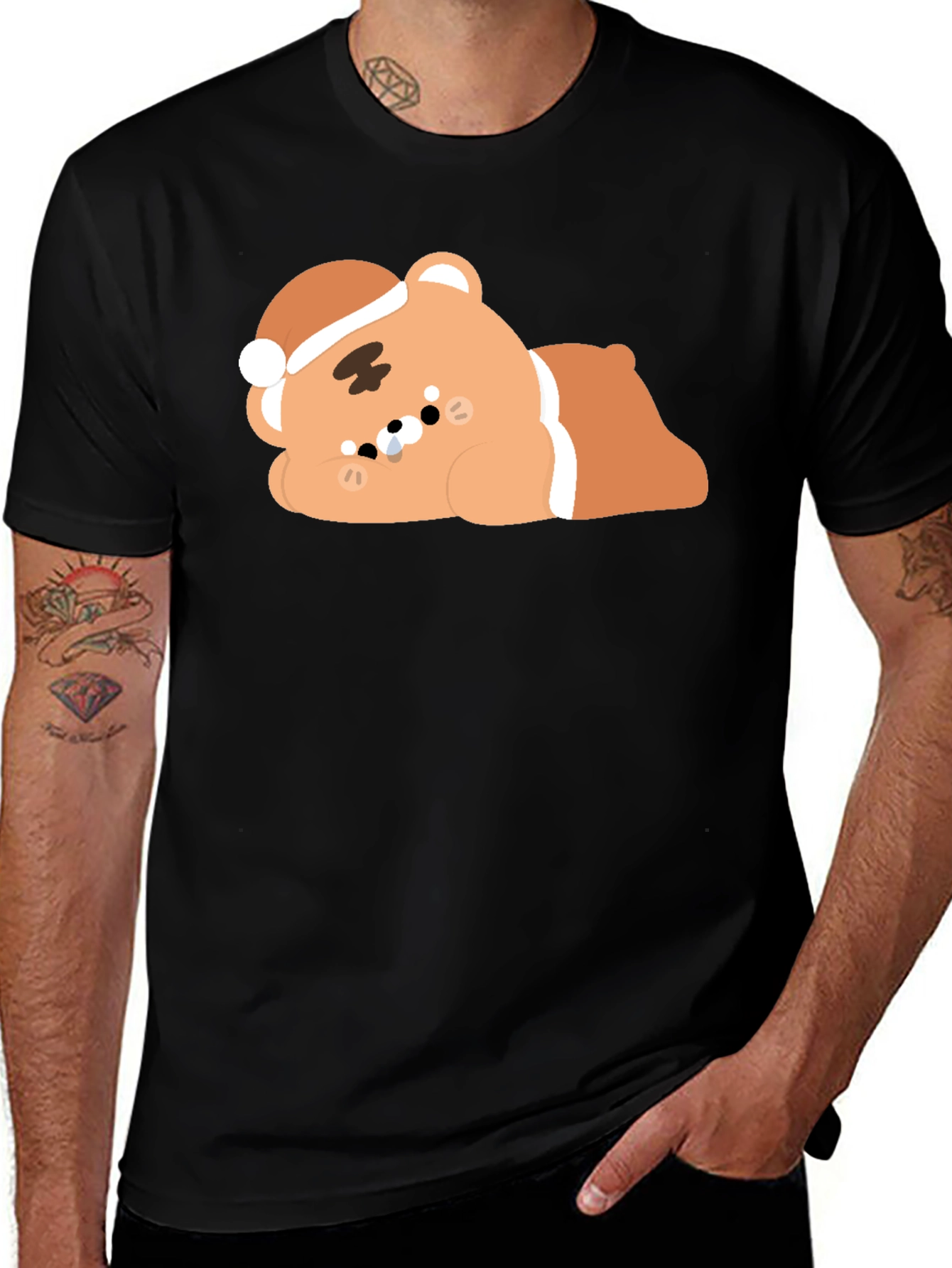 Variant 13 of Cute Bear Santa T-Shirt