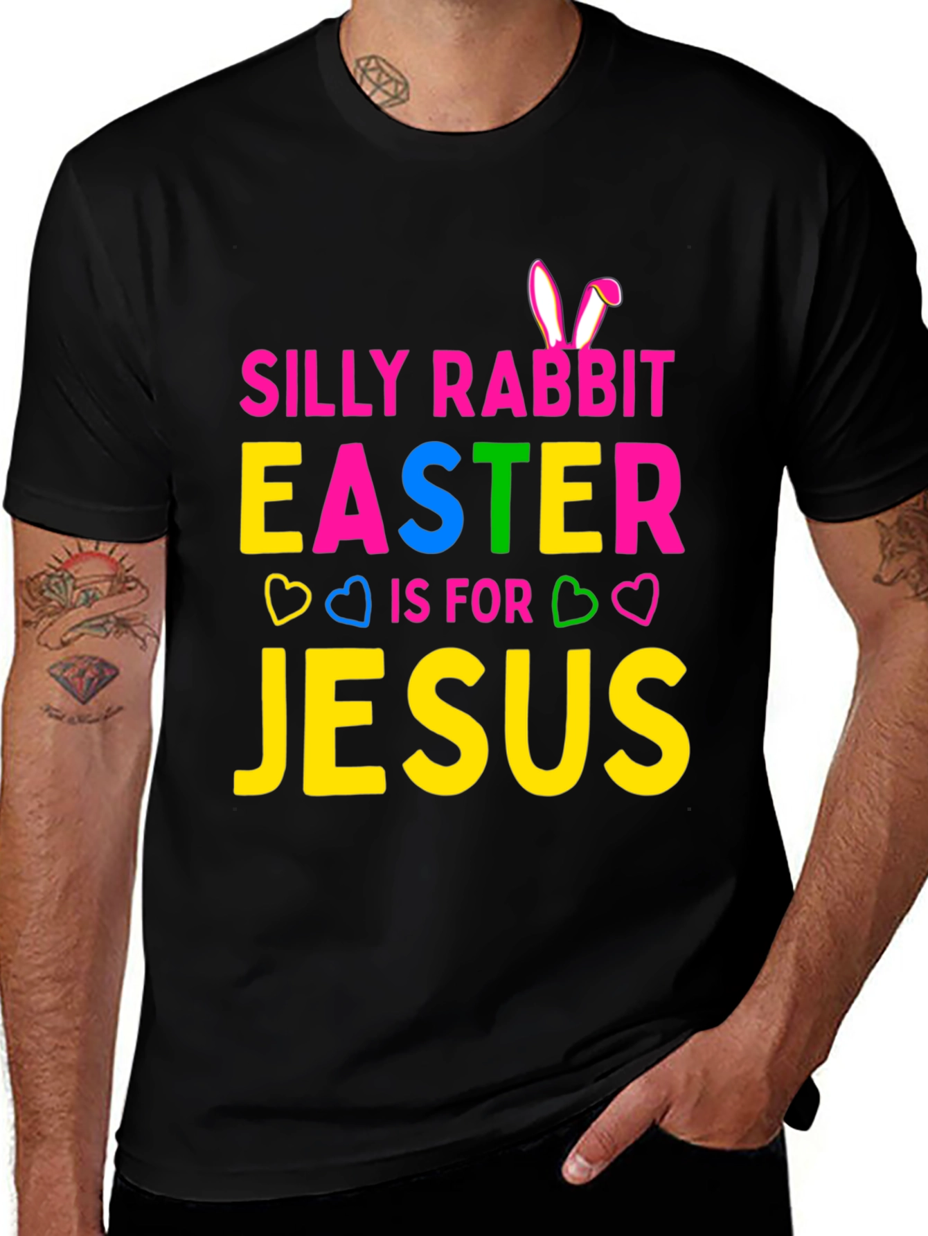 Silly Rabbit Easter Jesus T-Shirt - Holiday Fun Tee