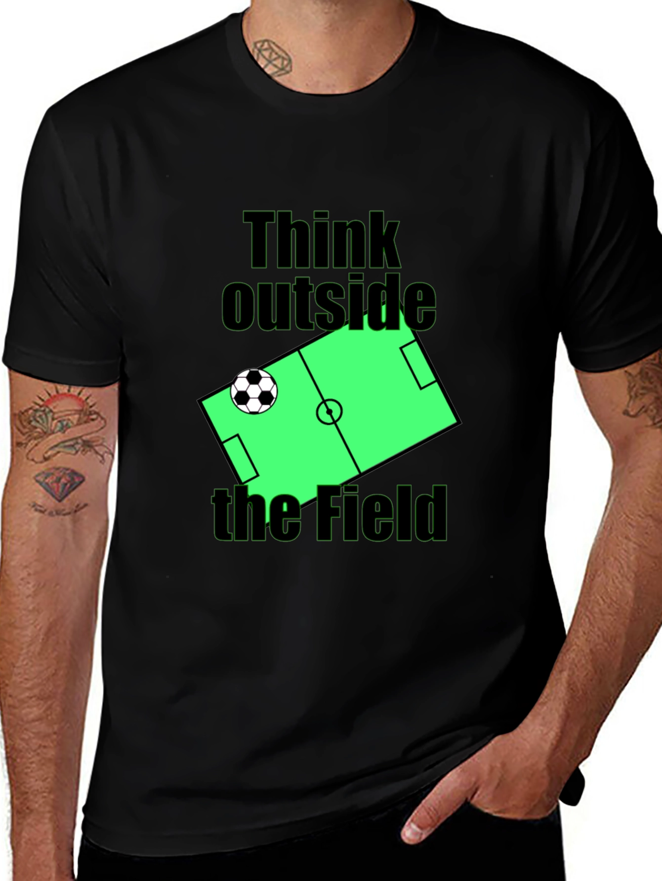 Think Outside the Field Graphic T-Shirt