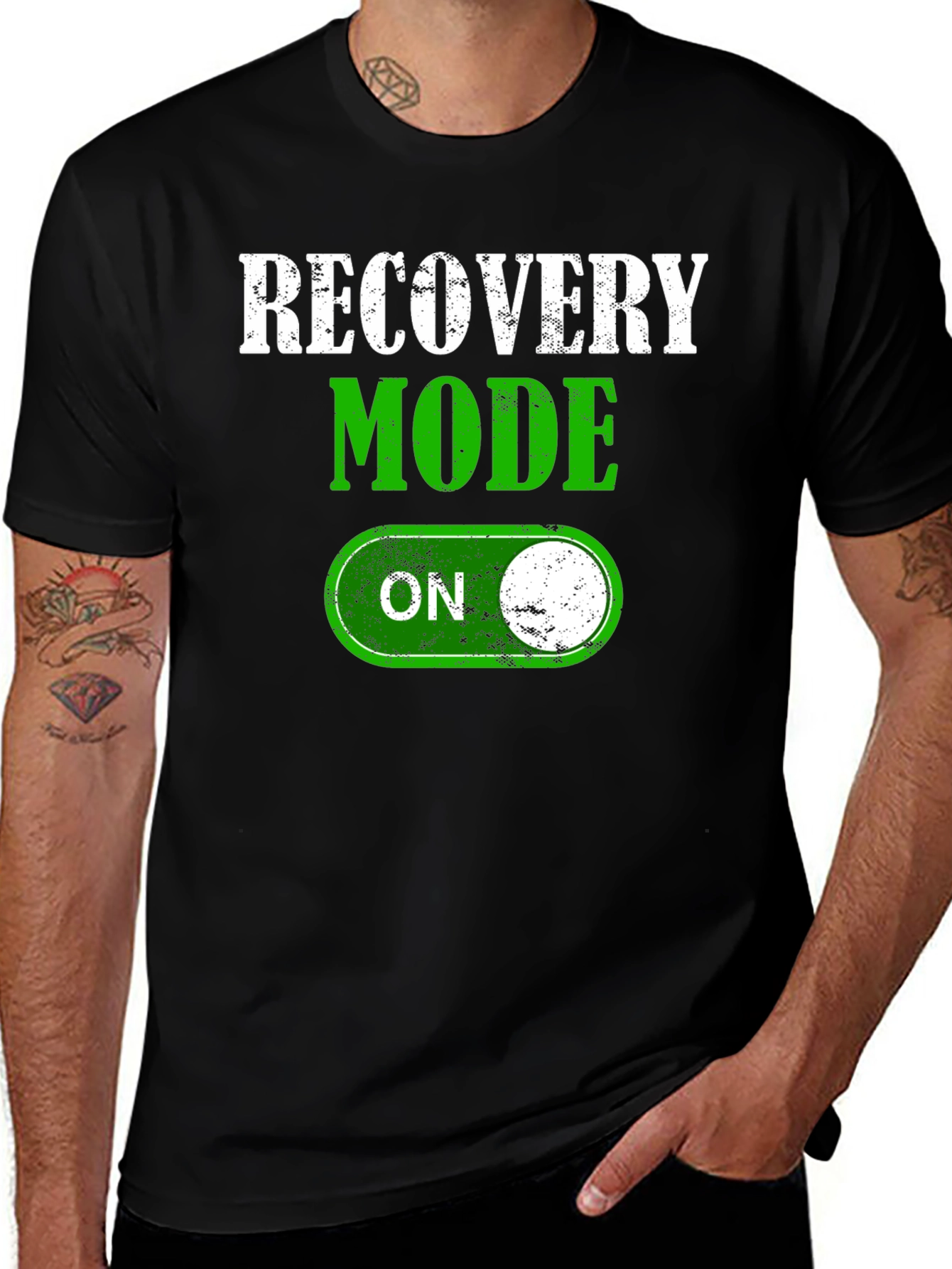 Variant 30 of Recovery Mode On Black T-Shirt