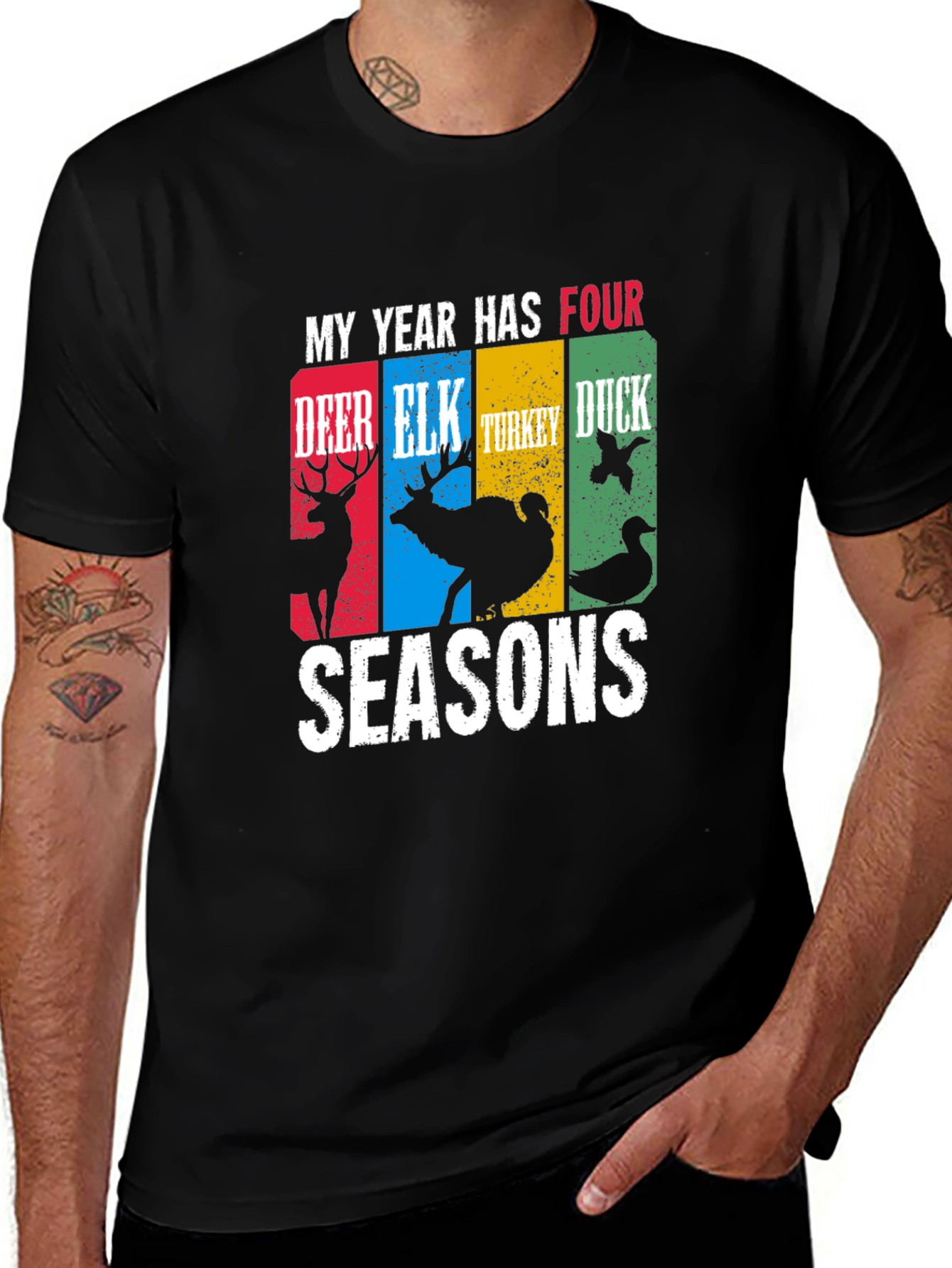 Variant 12 of Four Seasons Hunting T-Shirt