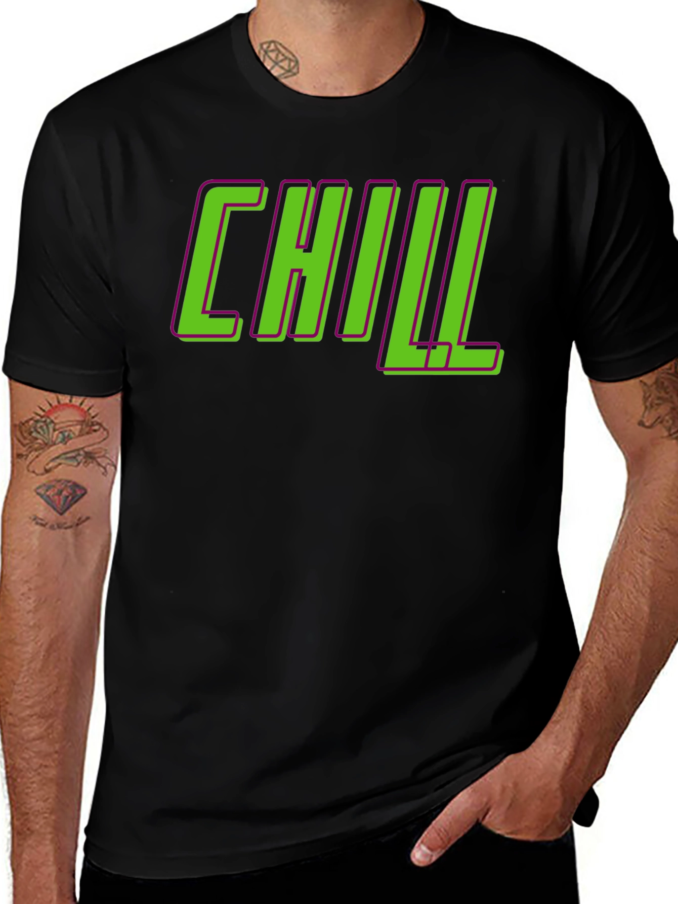 Variant 22 of Chill Graphic T-Shirt - Casual Comfort