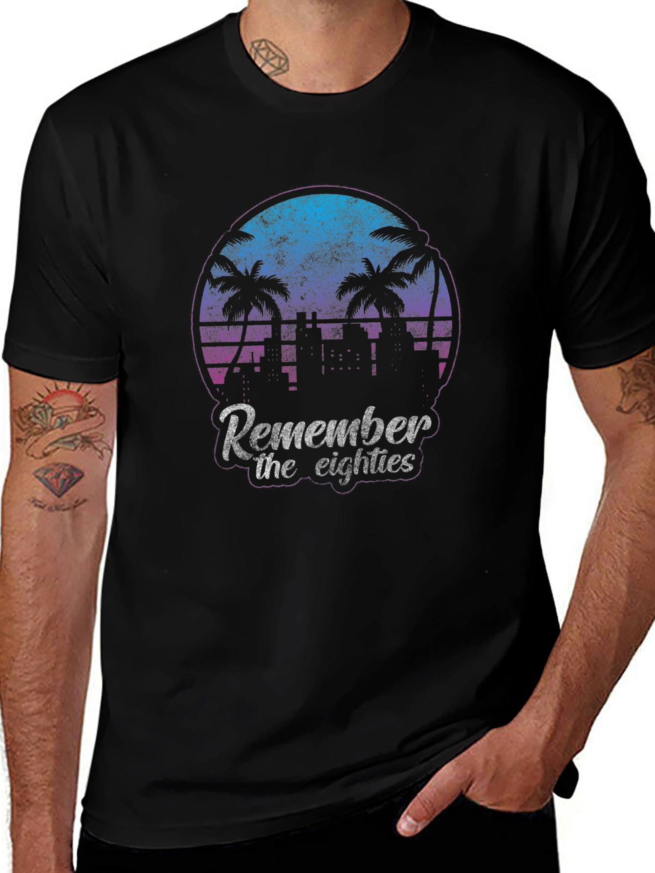 Retro 80s Remember the Eighties Graphic Tee