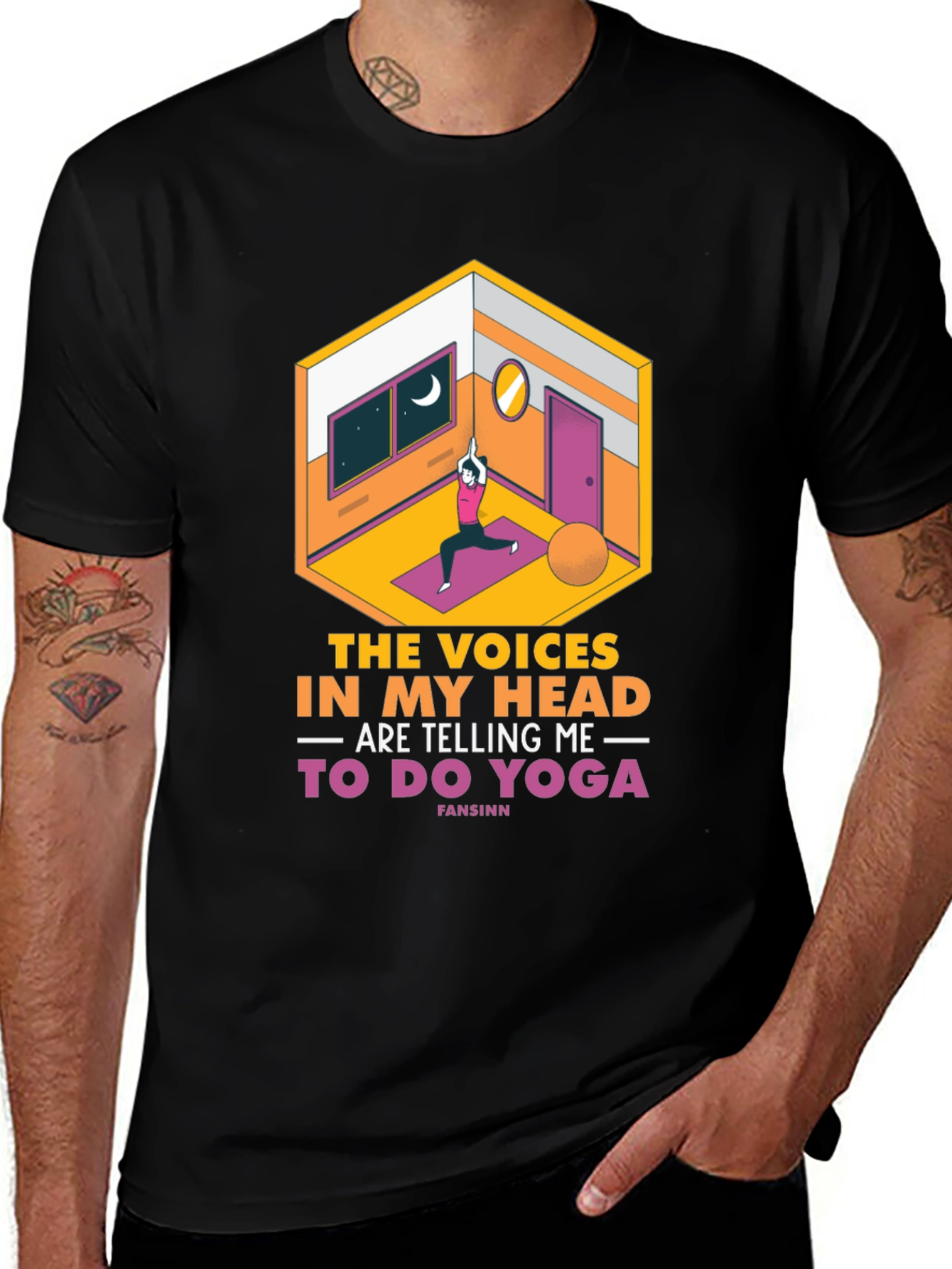 Yoga T-Shirt - The Voices in My Head Say Do Yoga