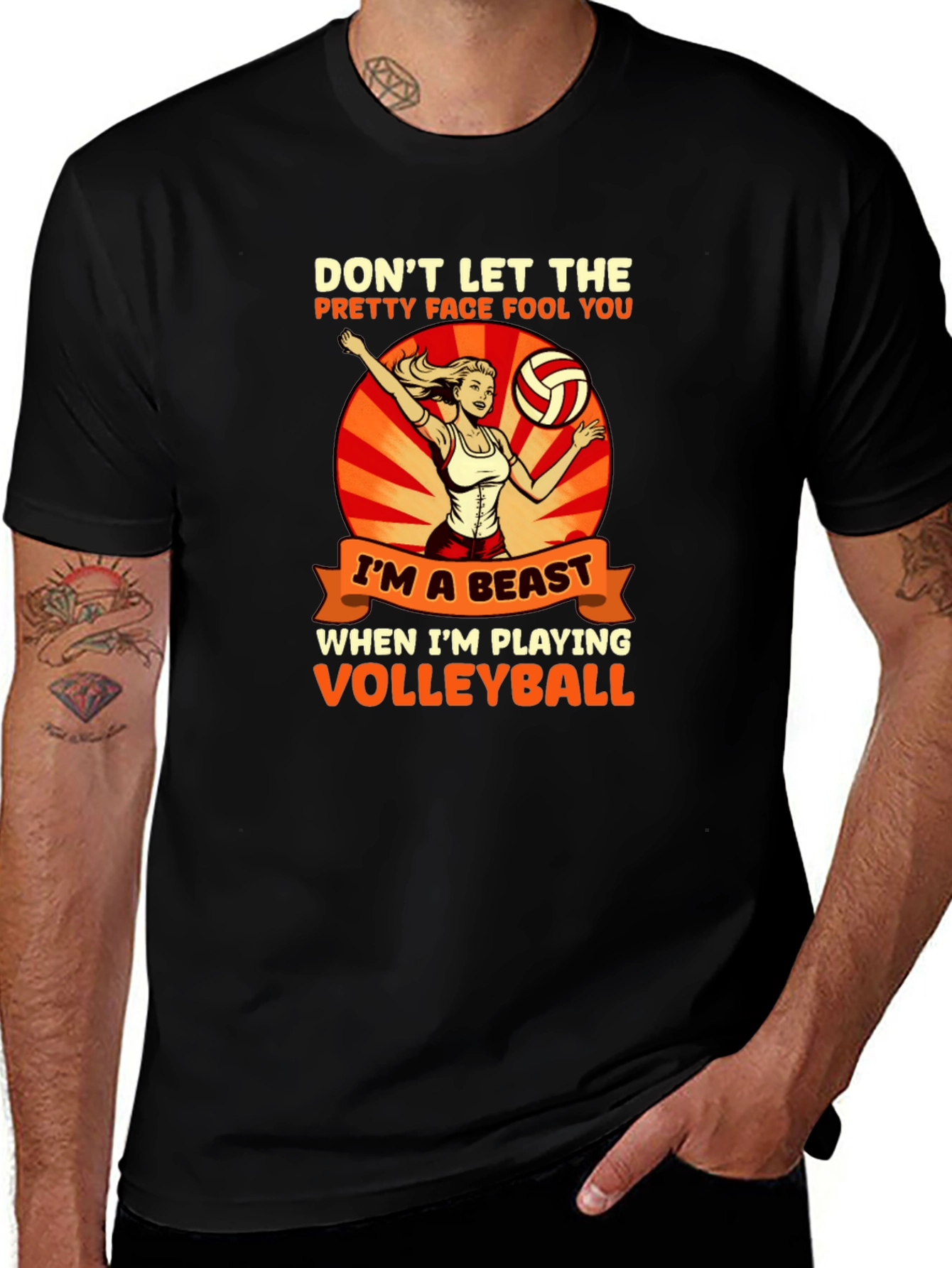 Variant 6 of Volleyball Beast T-Shirt