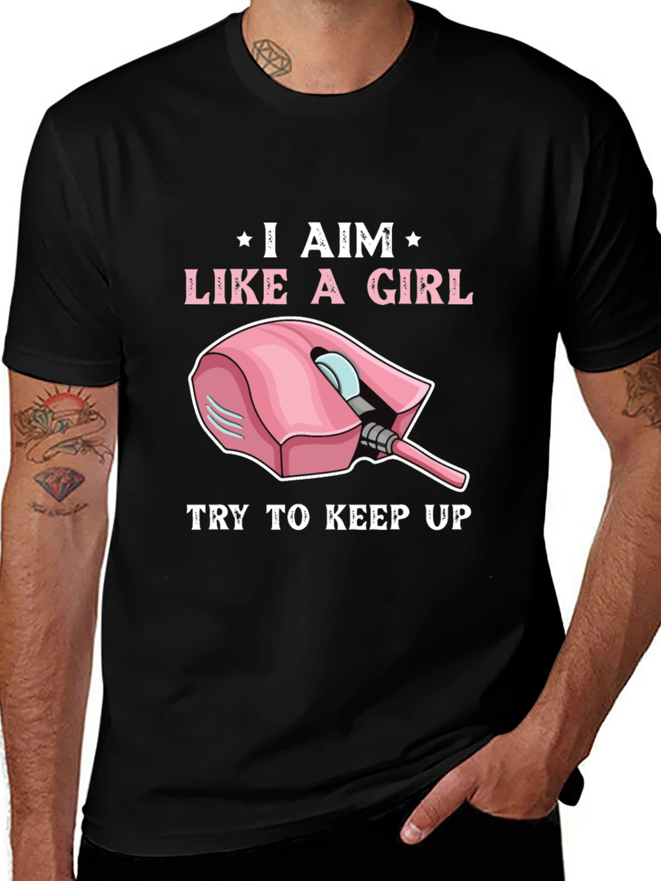 Variant 26 of I Aim Like a Girl T-Shirt