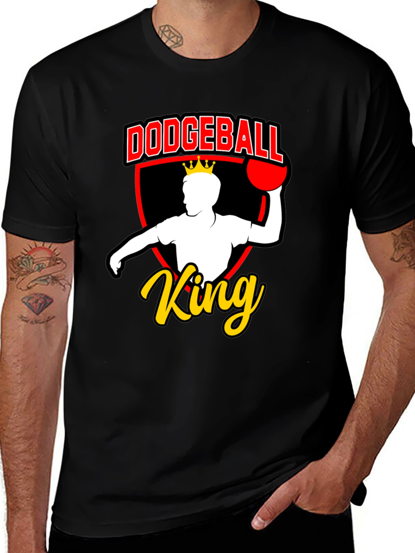 Variant 26 of Dodgeball King Graphic T-Shirt