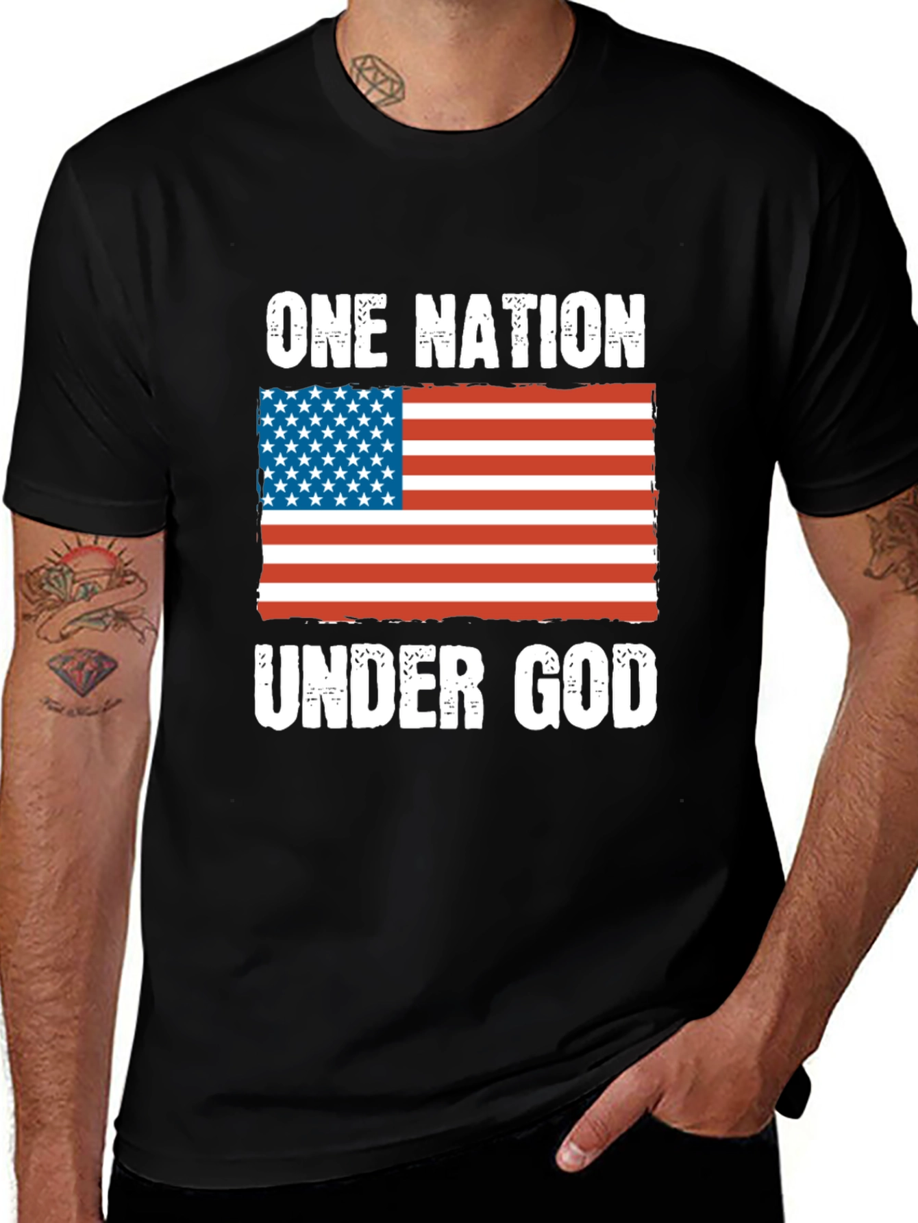 One Nation Under God Patriotic T-Shirt