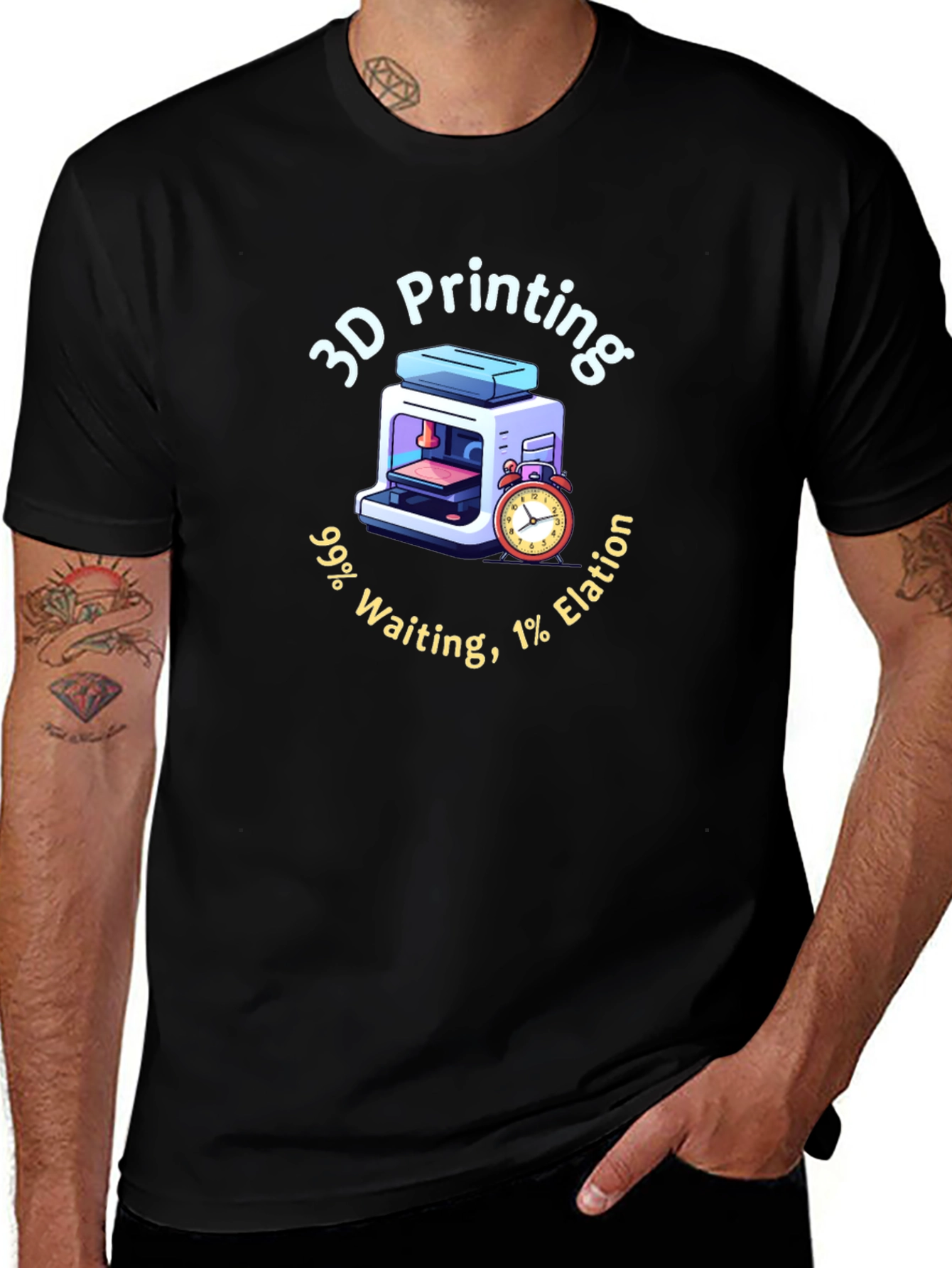 3D Printing Waiting Elation T-Shirt