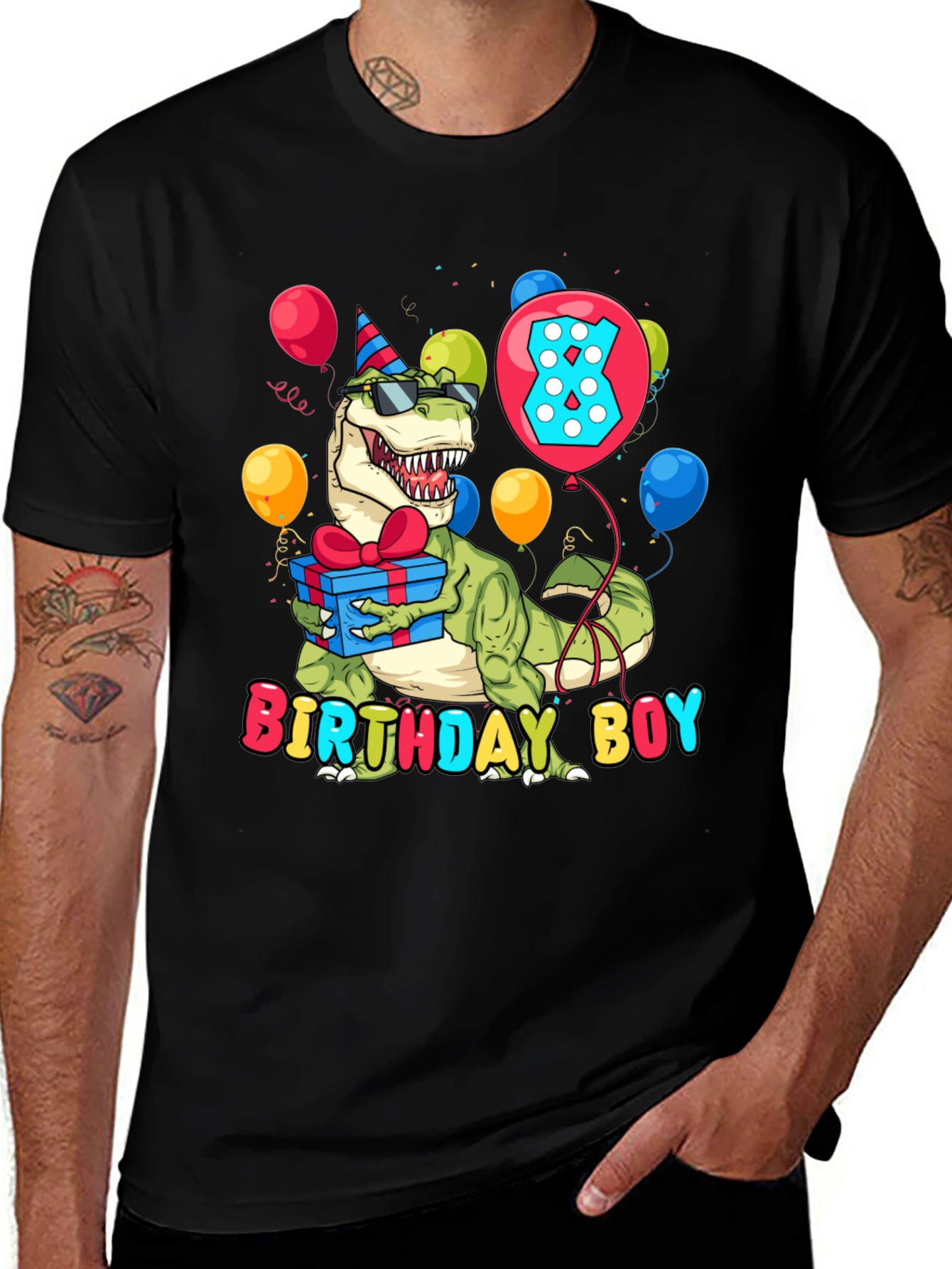 Birthday Boy Dinosaur T-Shirt