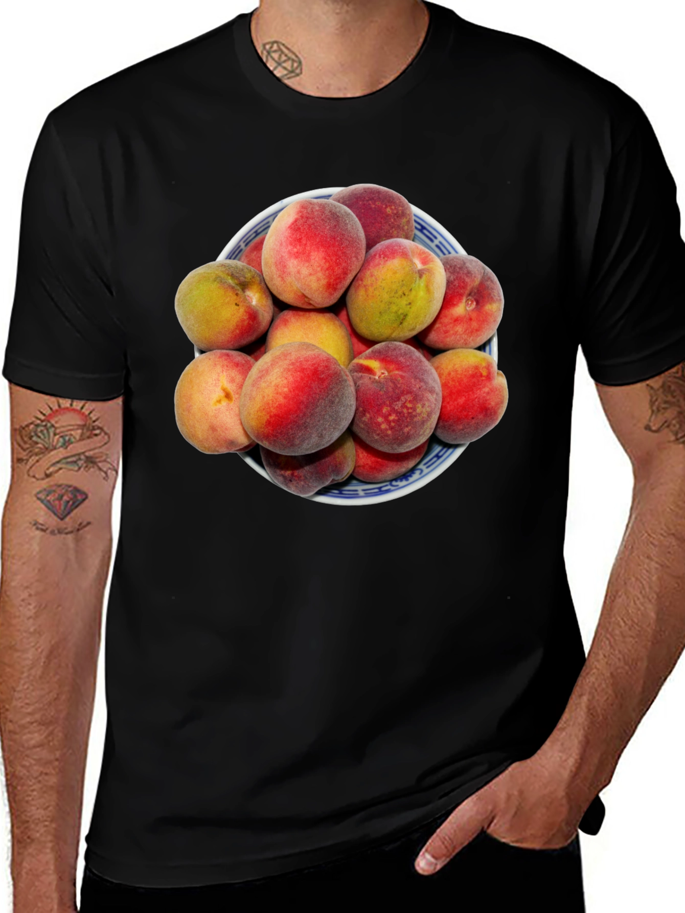 Variant 14 of Peach Bowl Graphic T-Shirt