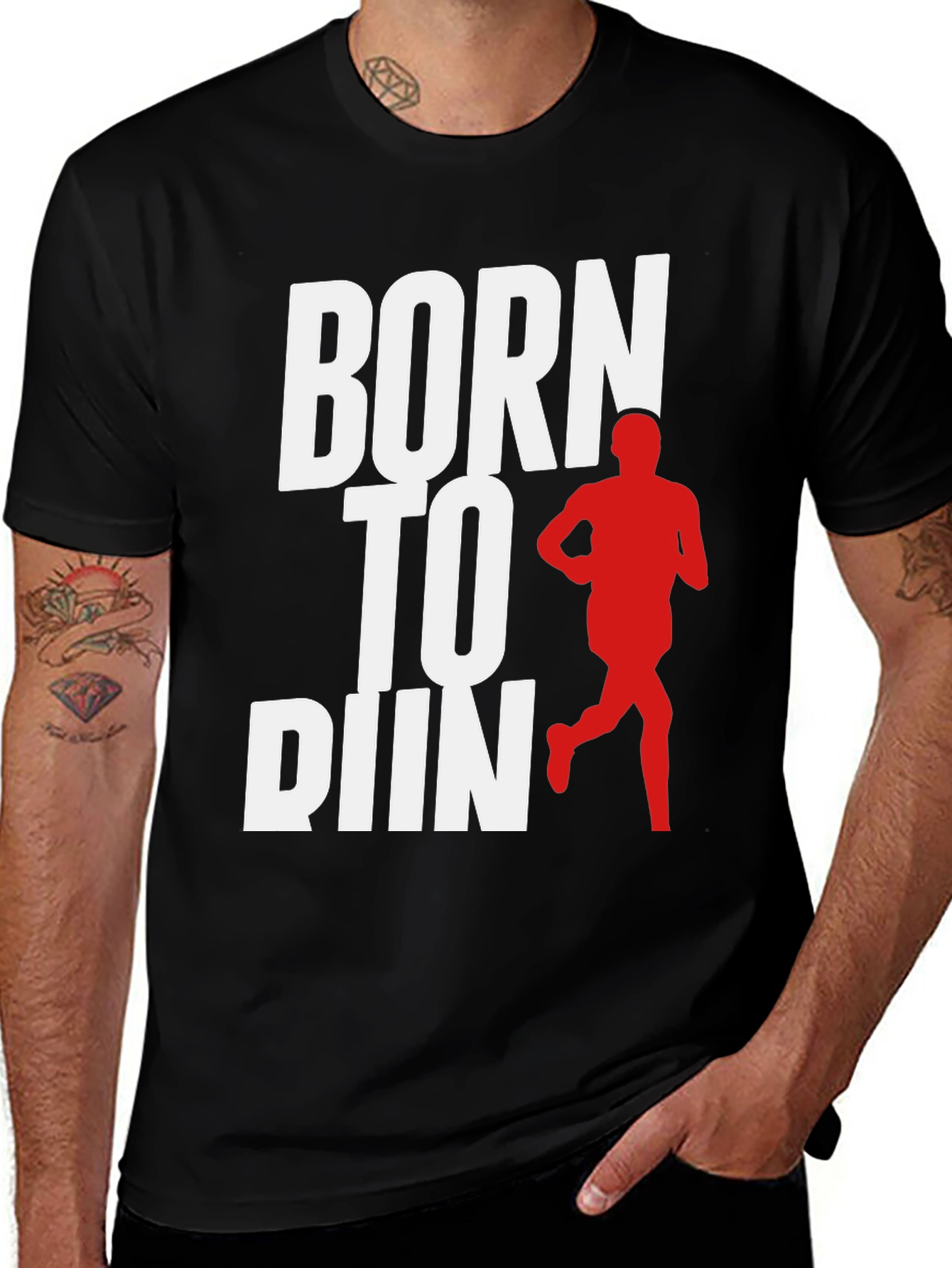 Variant 30 of Born to Run Graphic T-Shirt