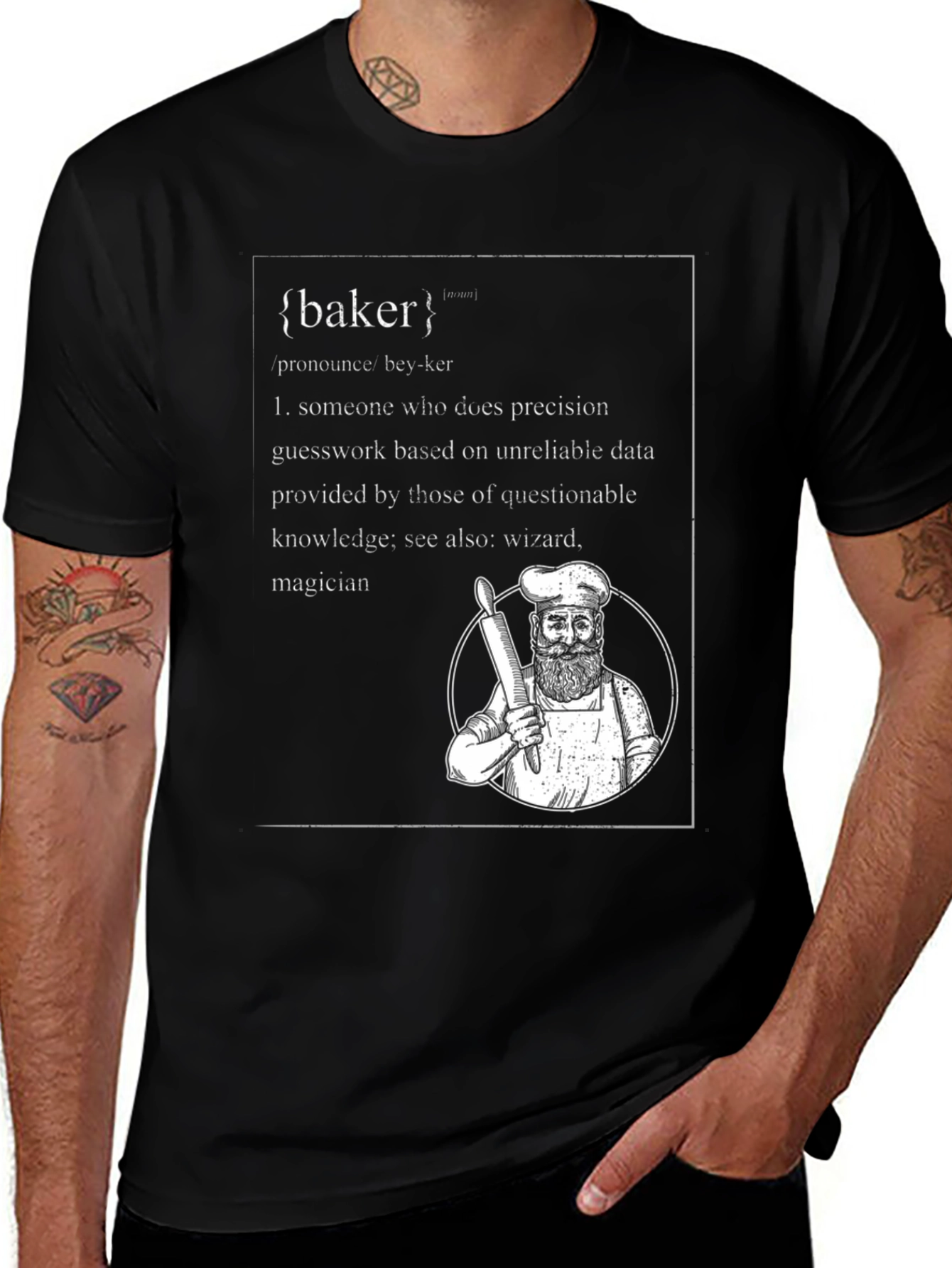 Variant 27 of Baker Definition Graphic T-Shirt