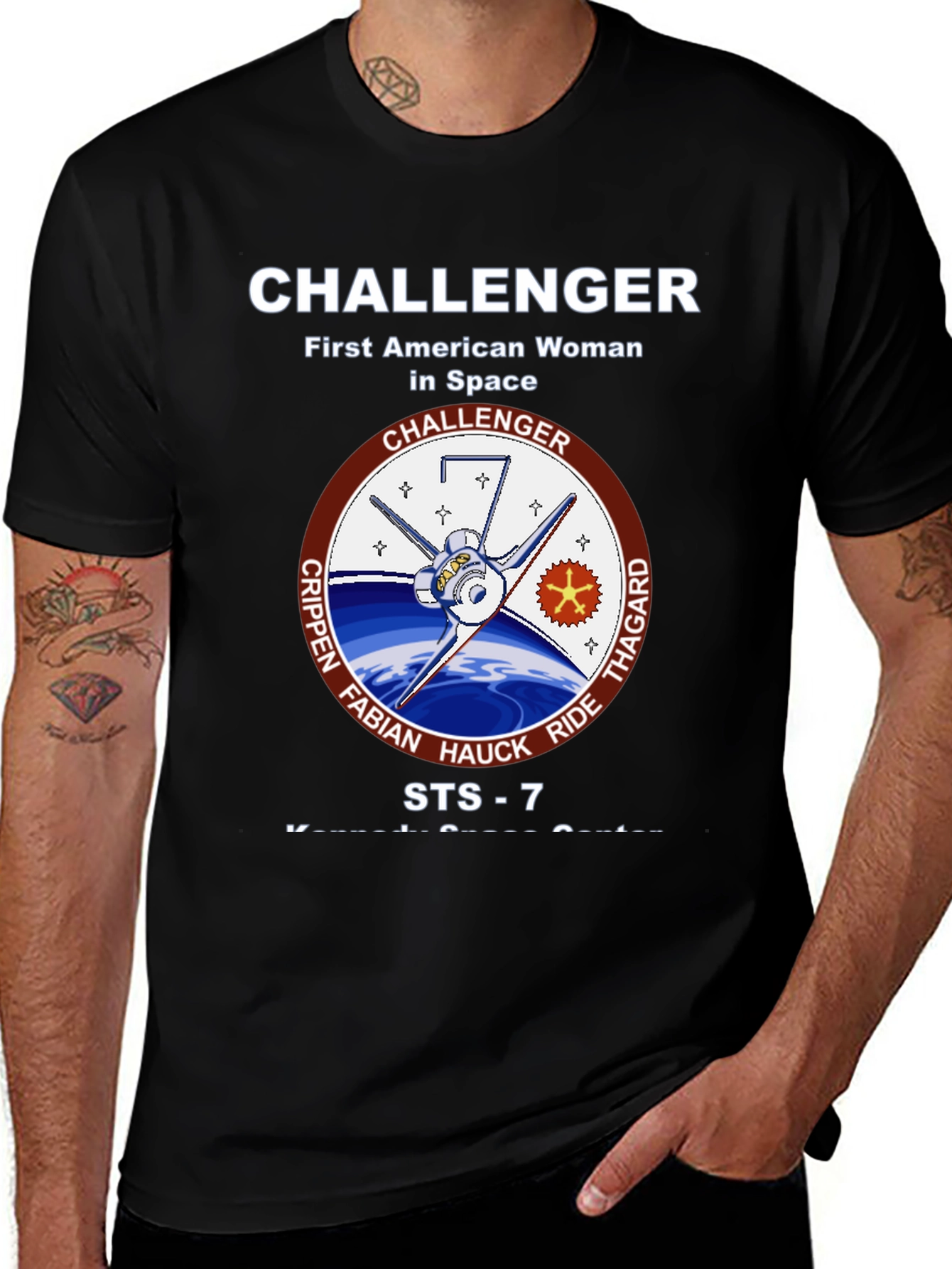 Challenger STS-7 T-Shirt, First American Woman in Space