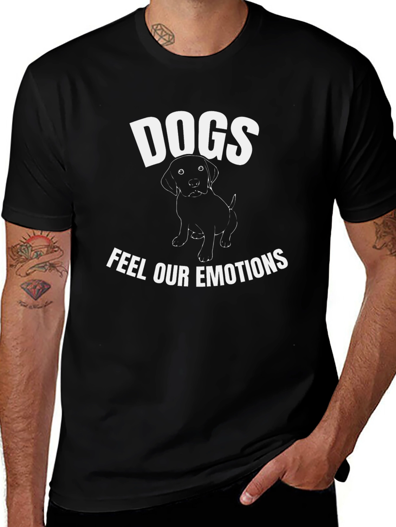 Variant 3 of Dogs Feel Our Emotions Graphic Tee