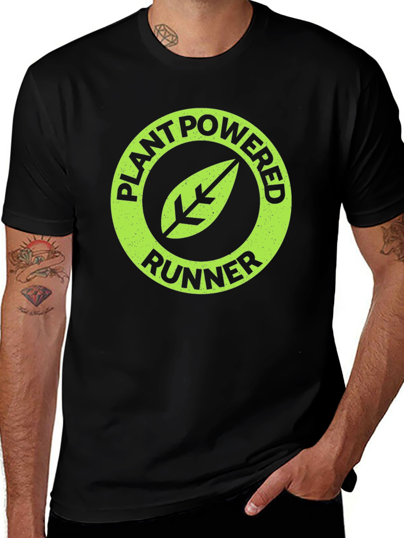 Variant 29 of Plant Powered Runner T-Shirt