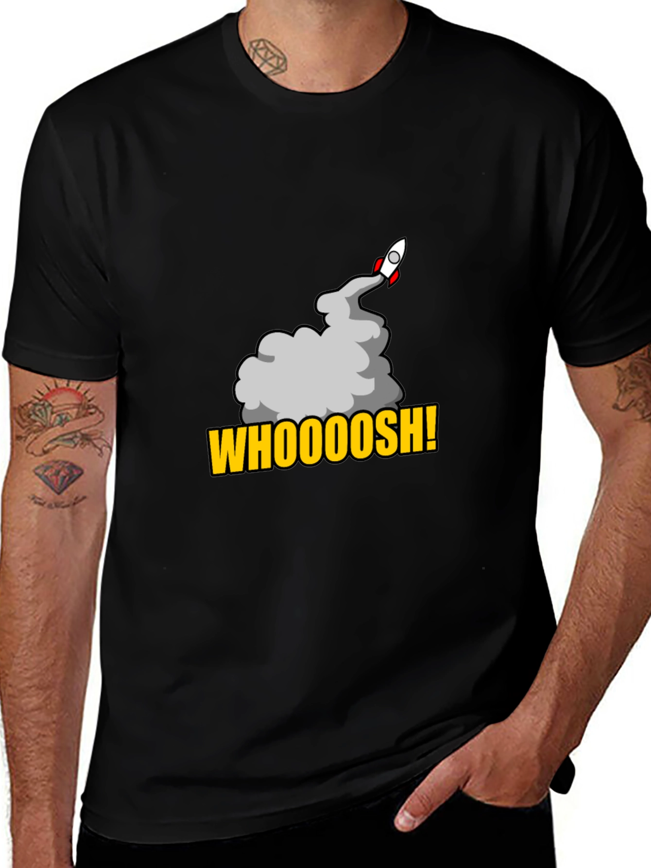 Variant 11 of Whoooosh! Rocket T-Shirt - Blast Off in Style!