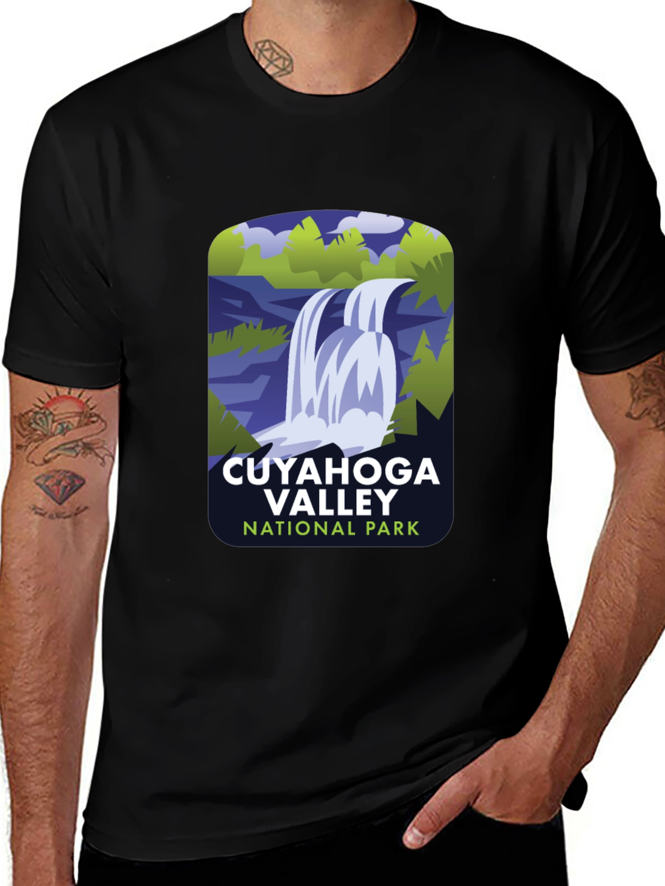 Cuyahoga Valley National Park Black T-Shirt