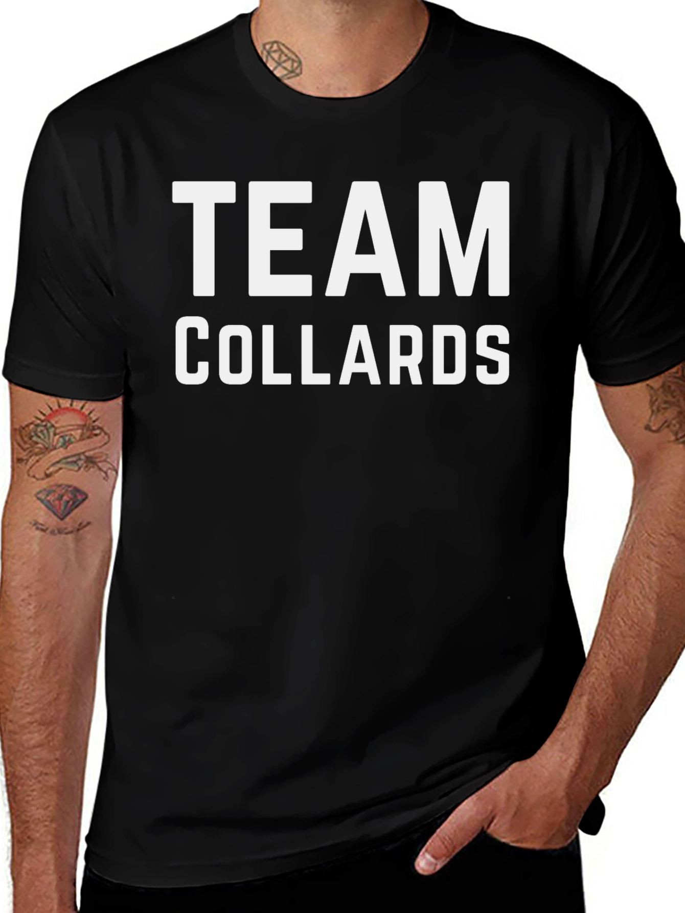 Team Collards Black T-Shirt