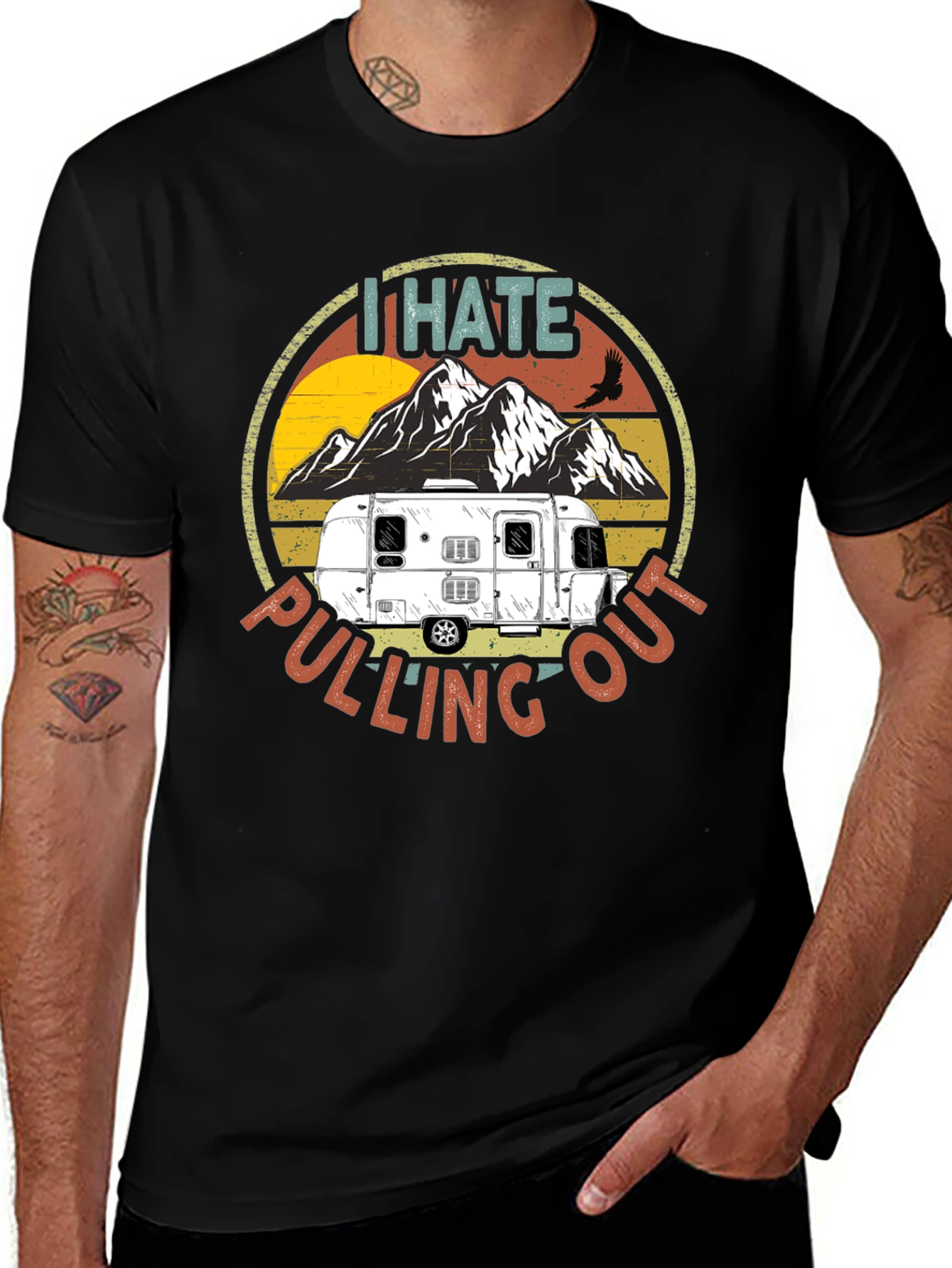 Variant 19 of I Hate Pulling Out Camping T-Shirt