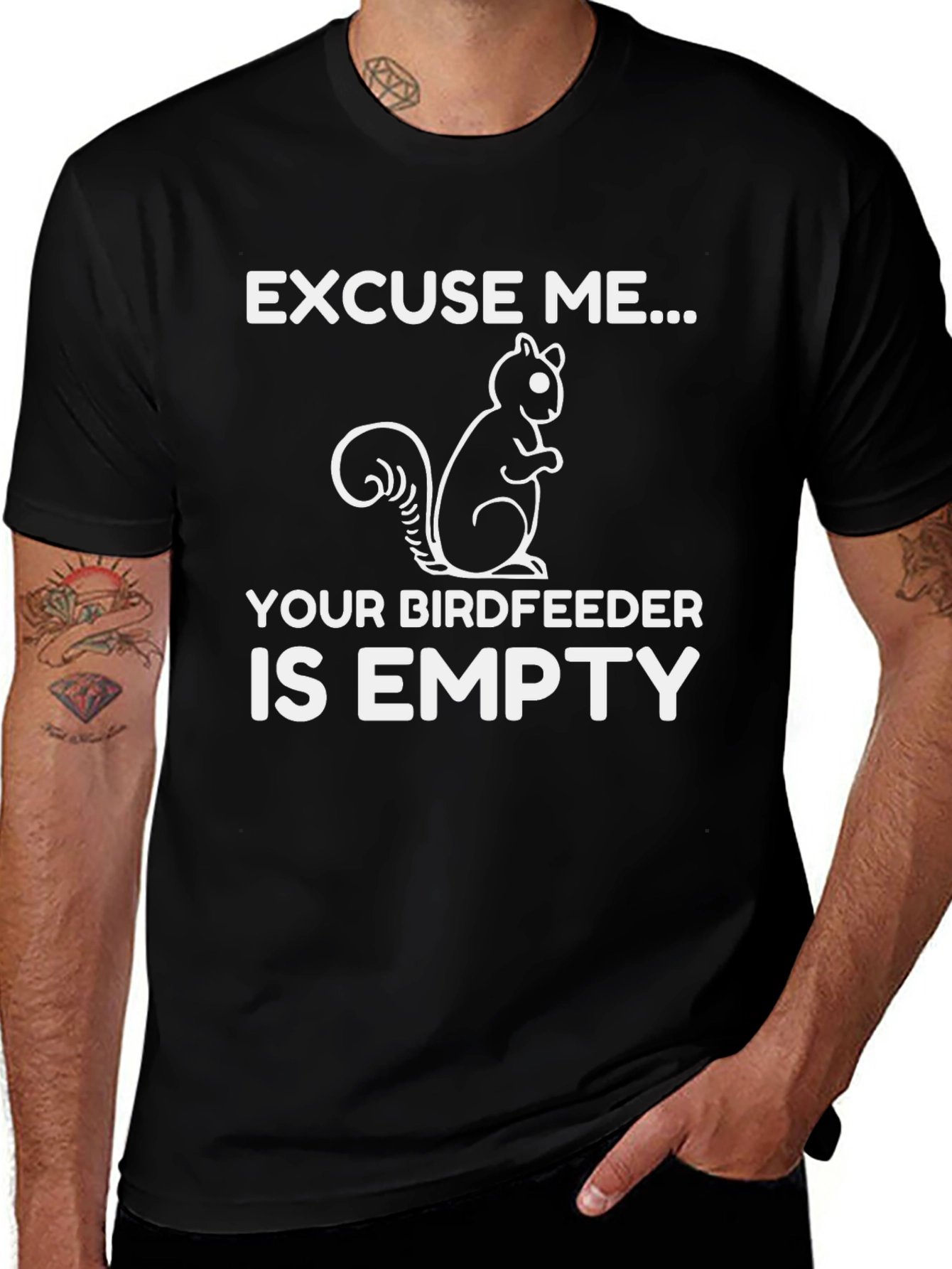 Variant 26 of Funny Squirrel Birdfeeder Empty T-Shirt