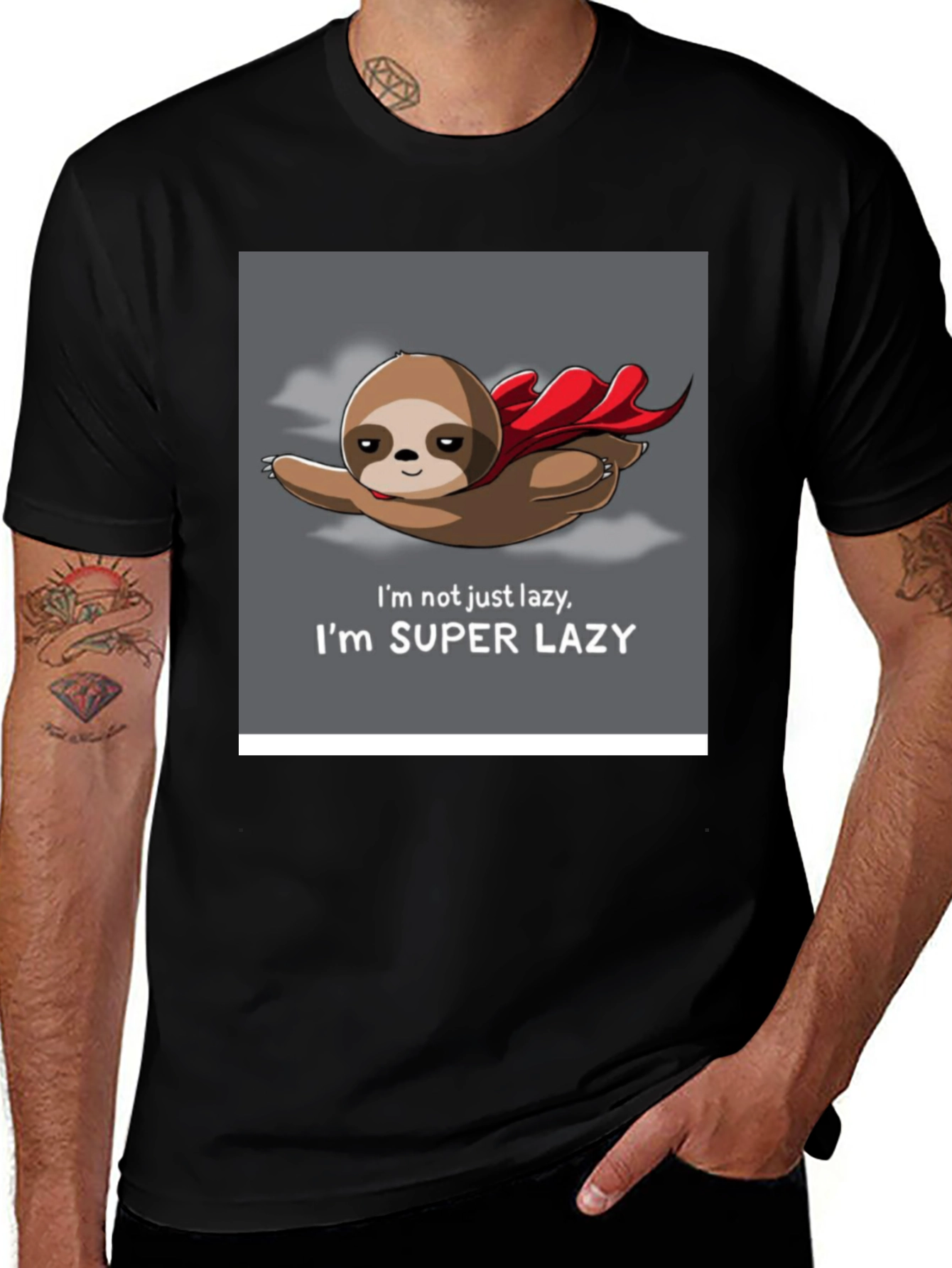 Variant 12 of Super Lazy Sloth T-Shirt - Funny & Comfortable