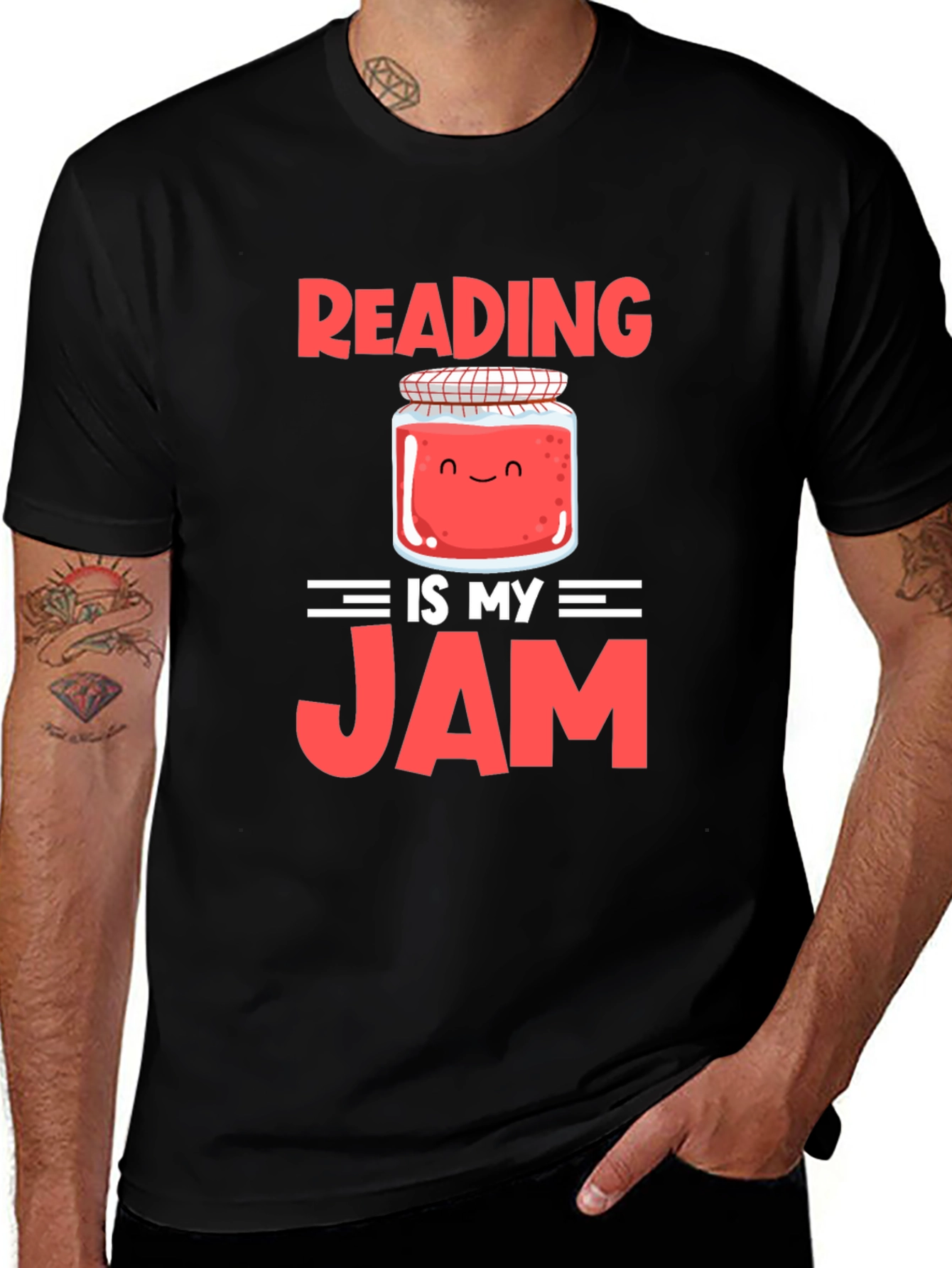 Variant 24 of Reading is My Jam T-Shirt
