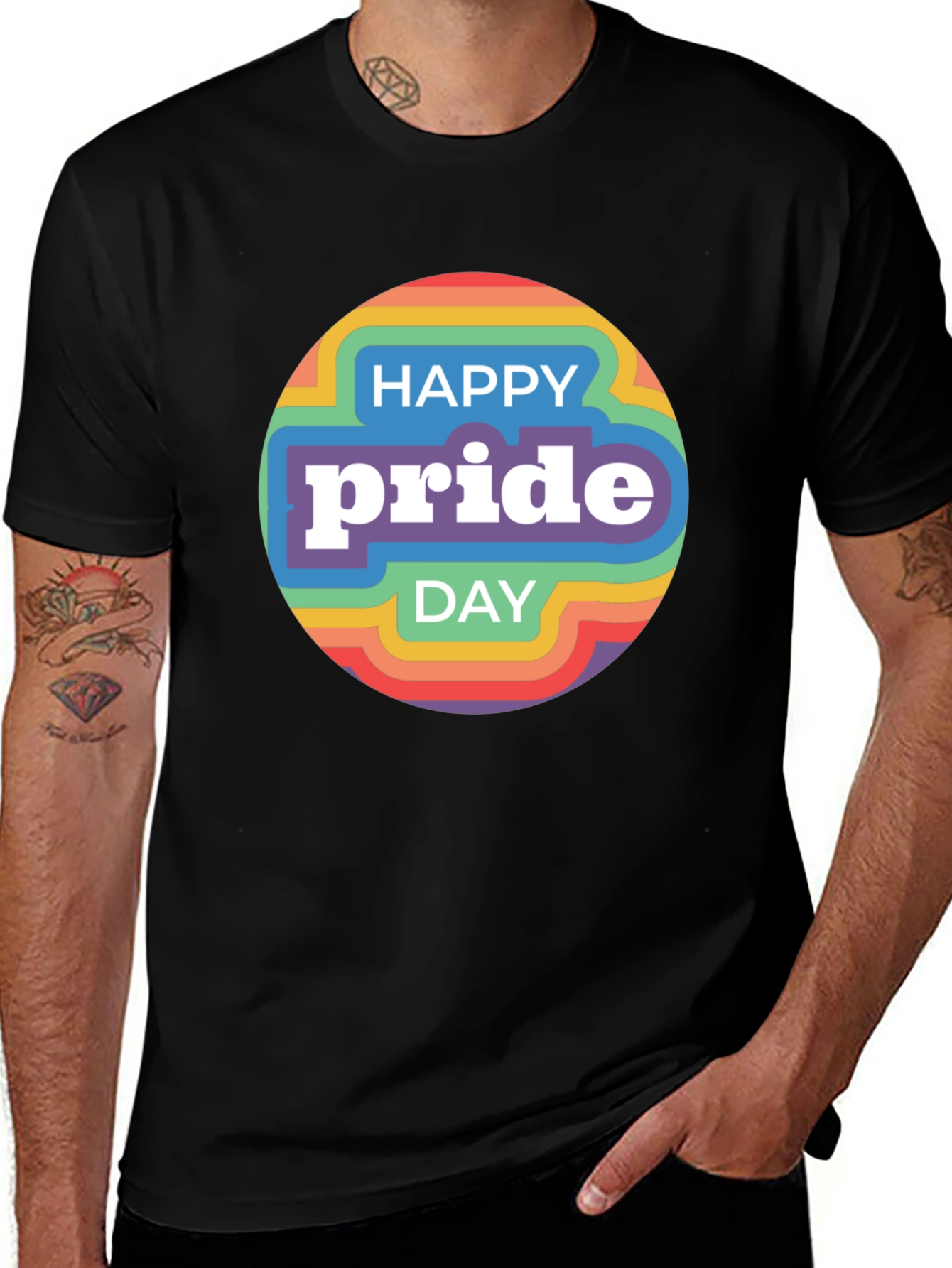 Happy Pride Day Graphic T-Shirt