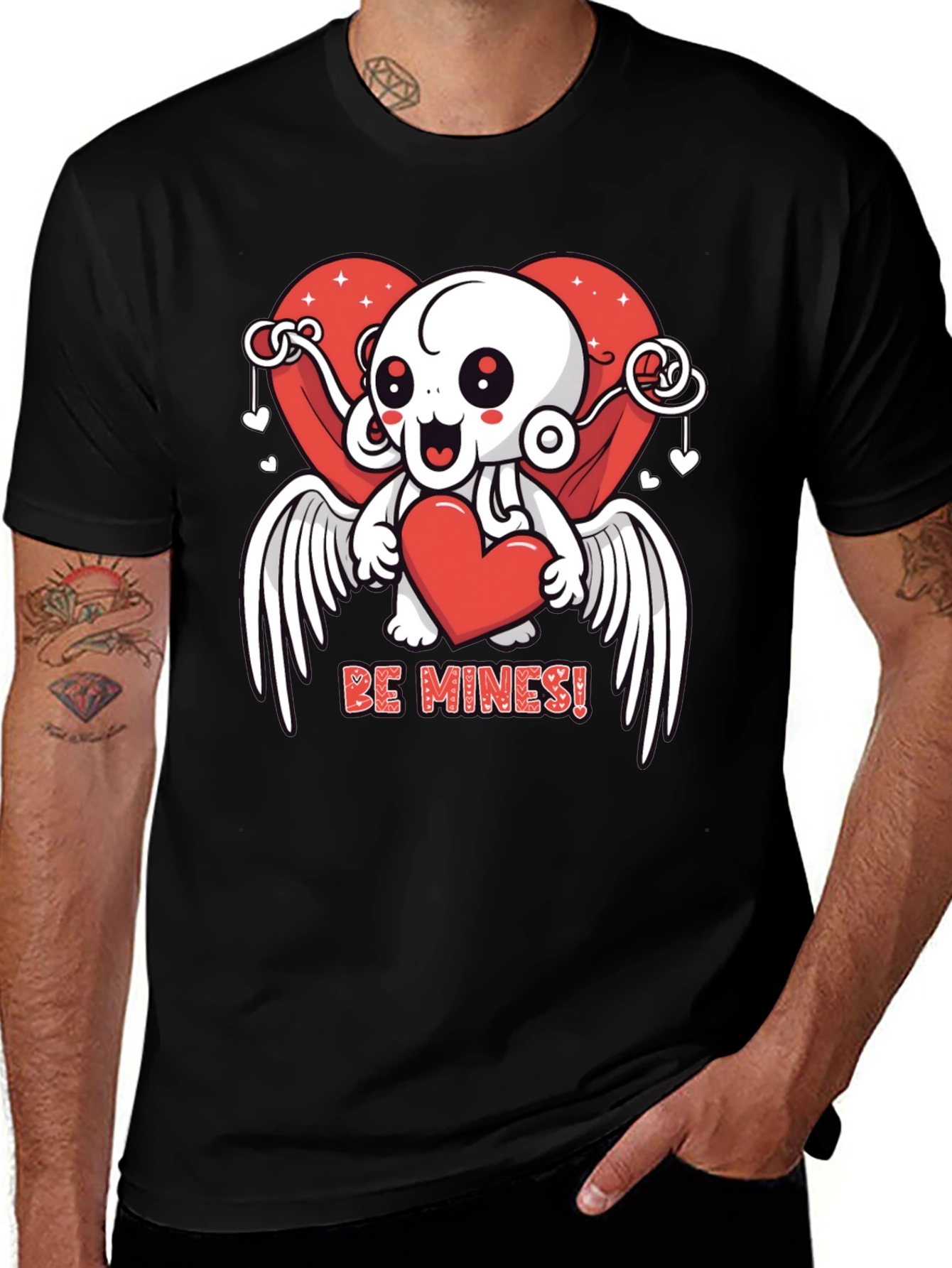 Variant 19 of Be Mines! Cute Octopus Valentine's Day T-Shirt
