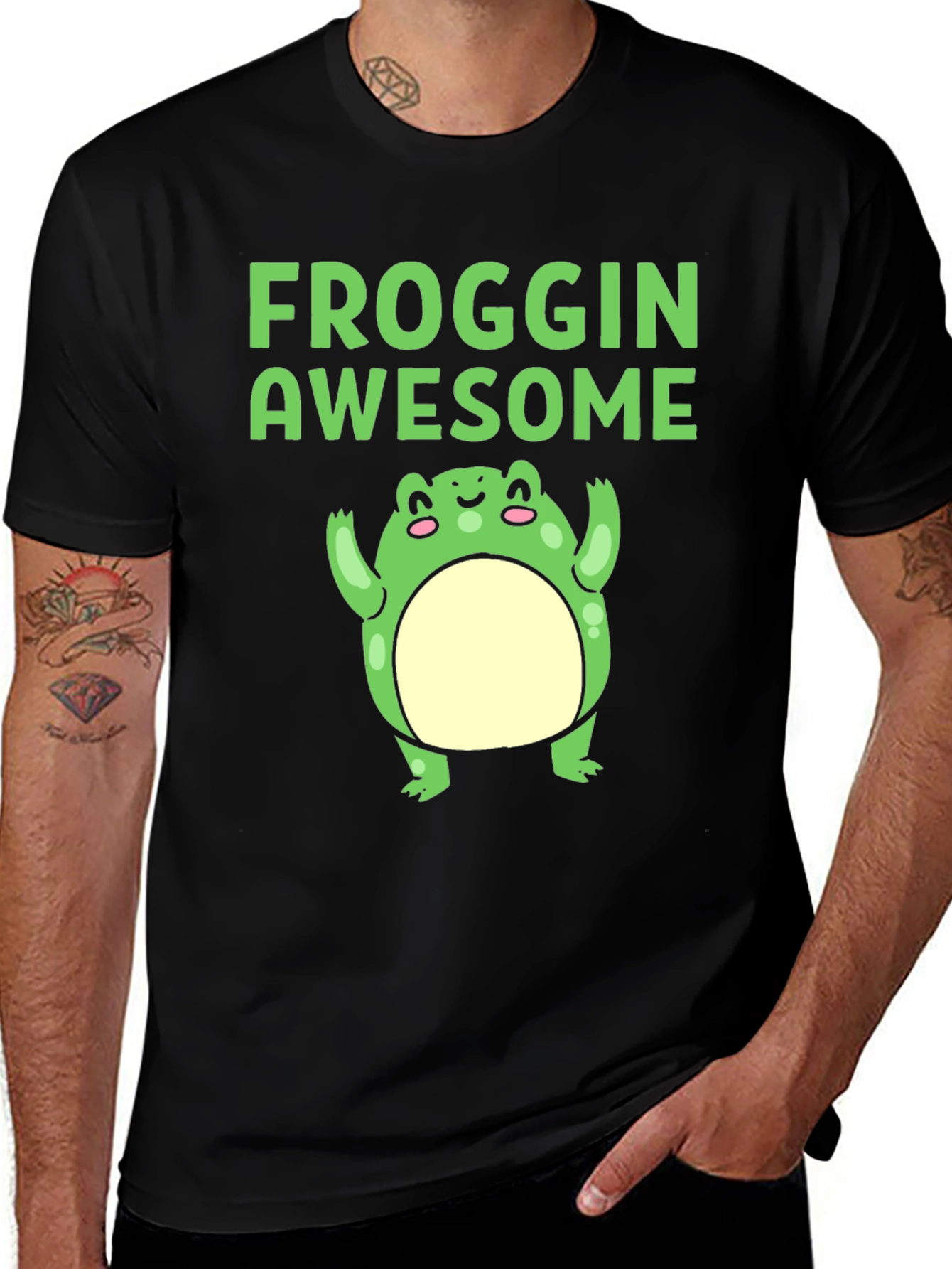 Variant 2 of Frog Tee - Froggin' Awesome