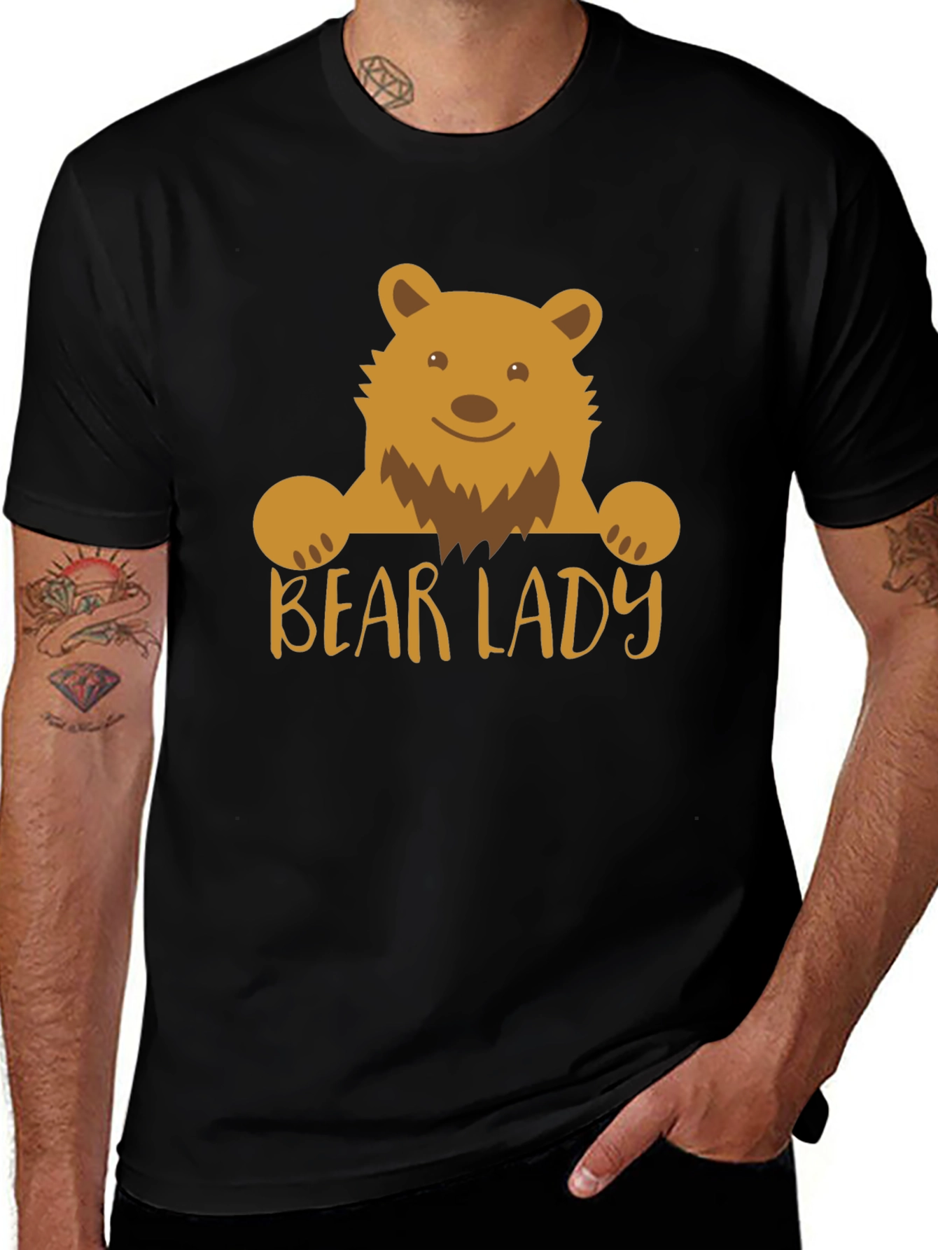 Variant 11 of Bear Lady T-Shirt - Cute & Comfy Tee