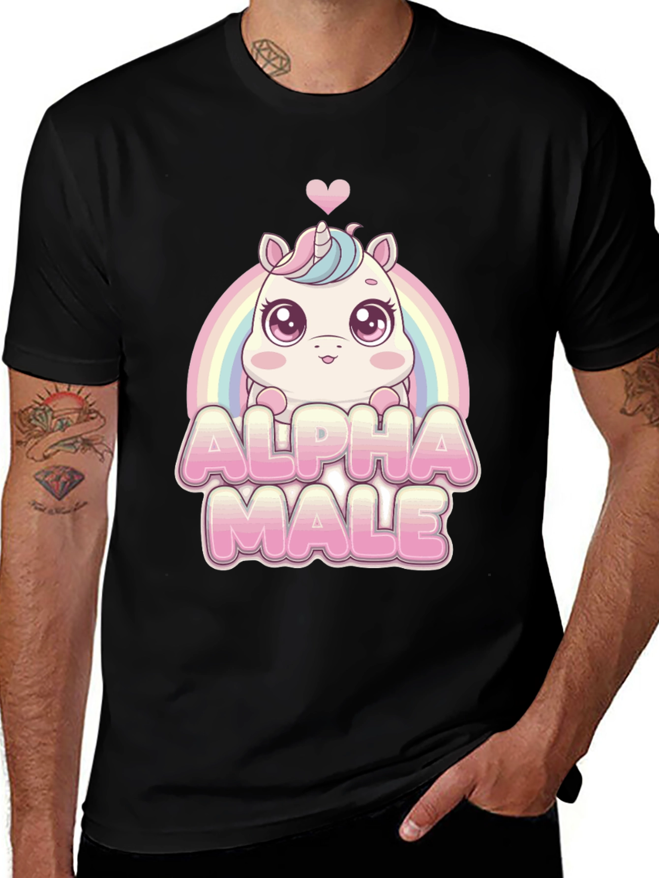 Variant 8 of Alpha Male Unicorn Graphic T-Shirt