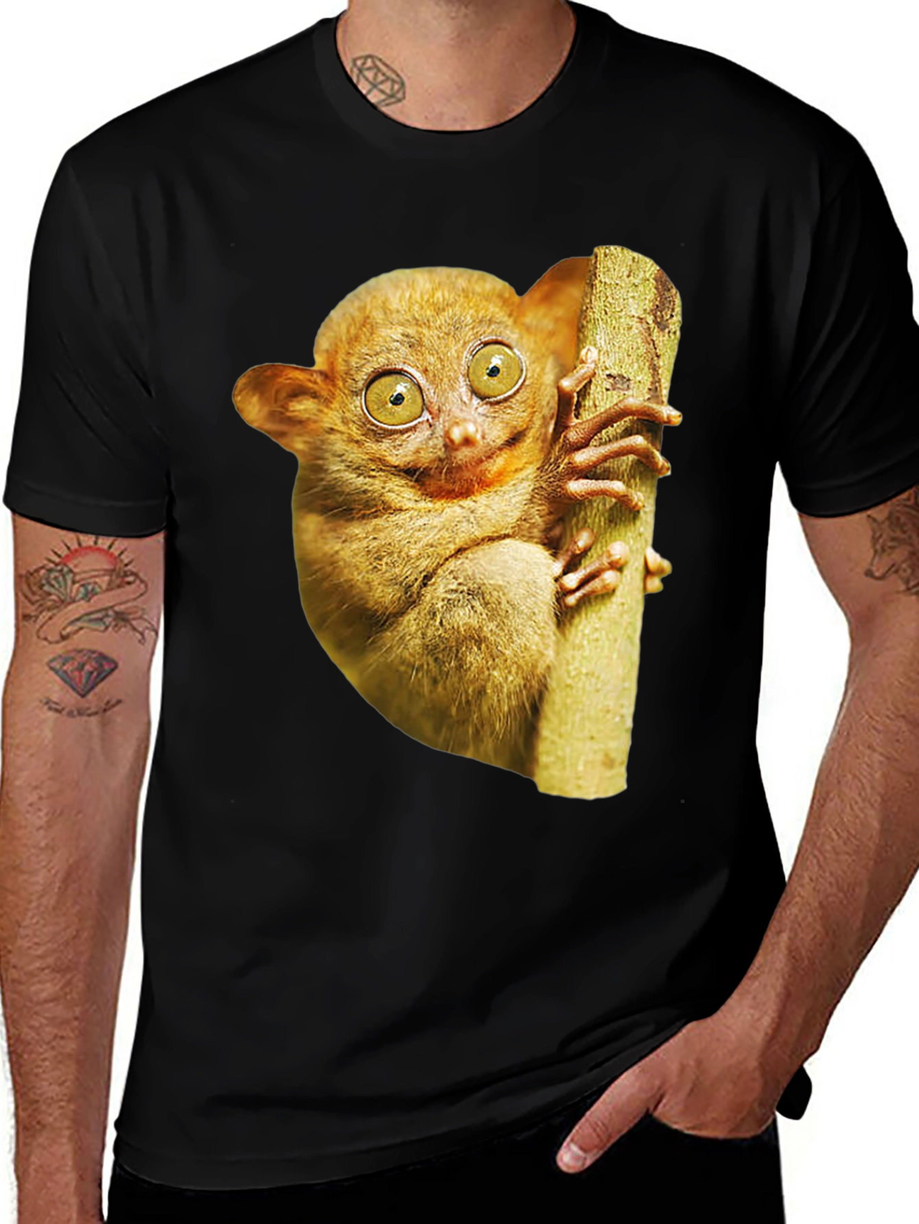 Variant 29 of Tarsier Graphic Tee - Novelty Animal Print